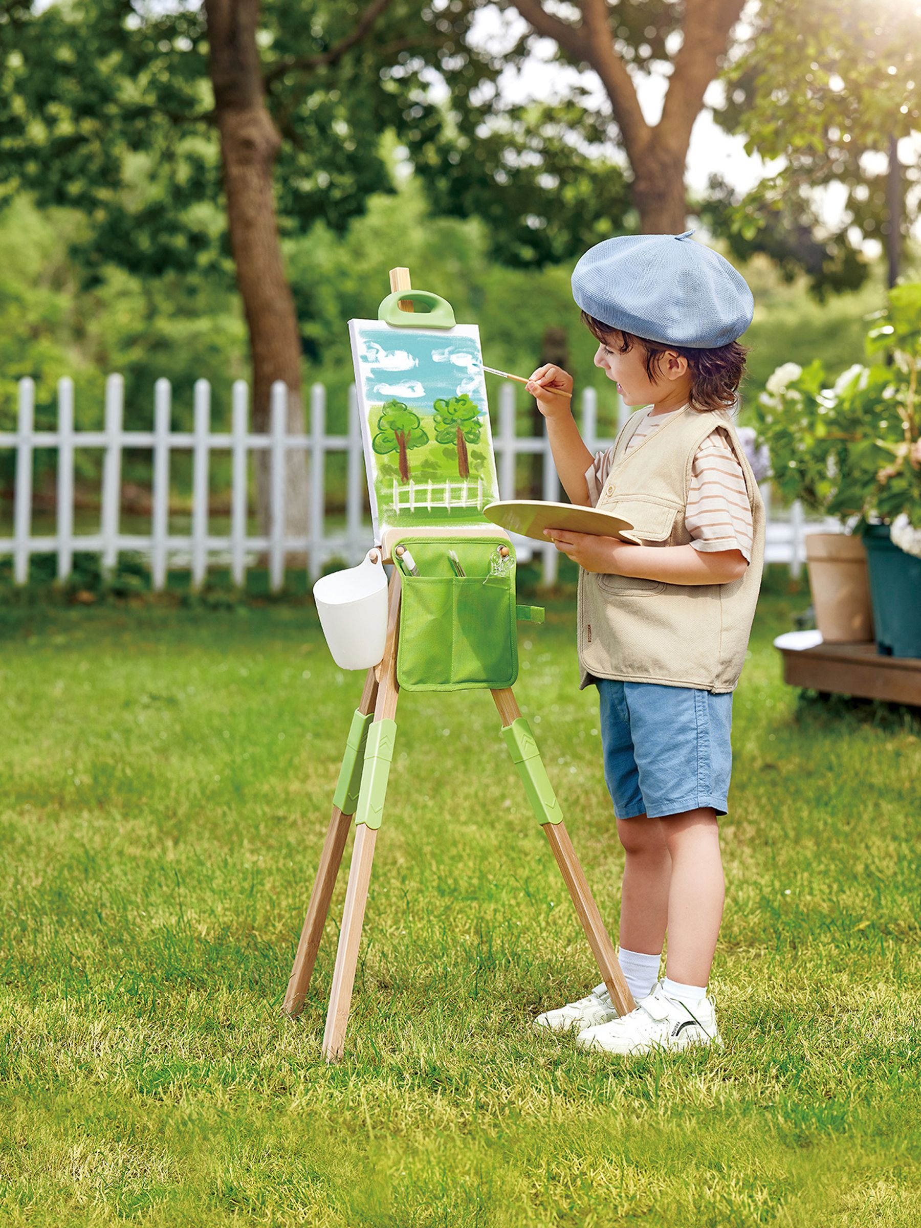 Hape  Portable Bamboo Easel - Image 4 of 4