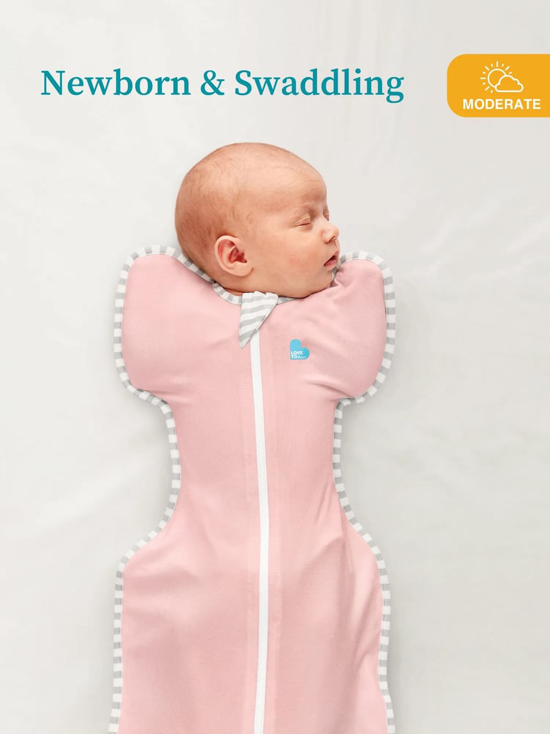 Pink Love To Swaddle Up™ Cotton Original Dusty Pink - Image 2 of 9