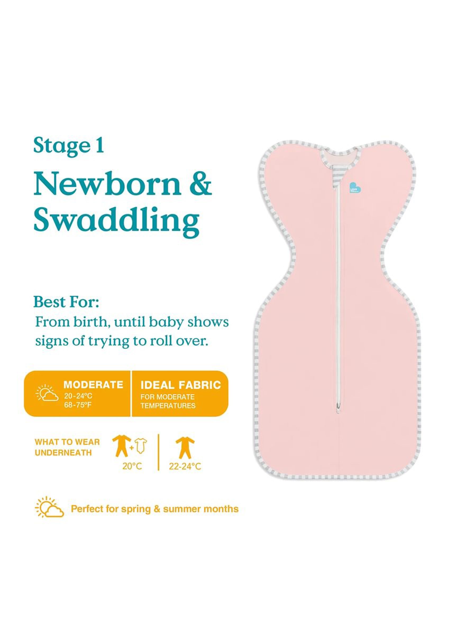 Pink Love To Swaddle Up™ Cotton Original Dusty Pink - Image 3 of 9