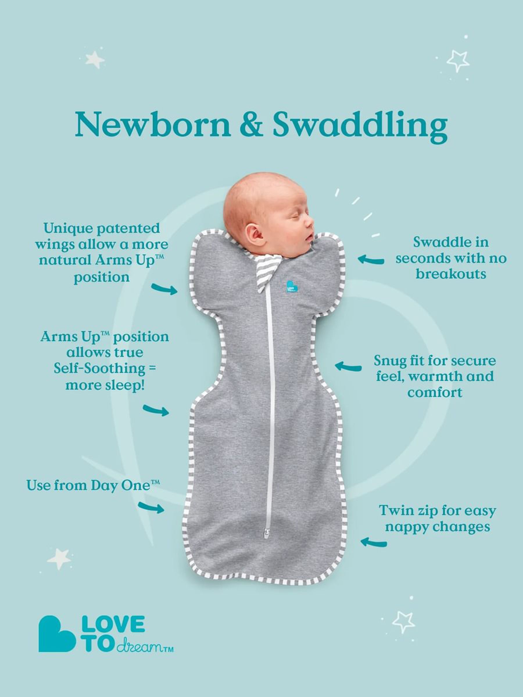 Pink Love To Swaddle Up™ Cotton Original Dusty Pink - Image 4 of 9