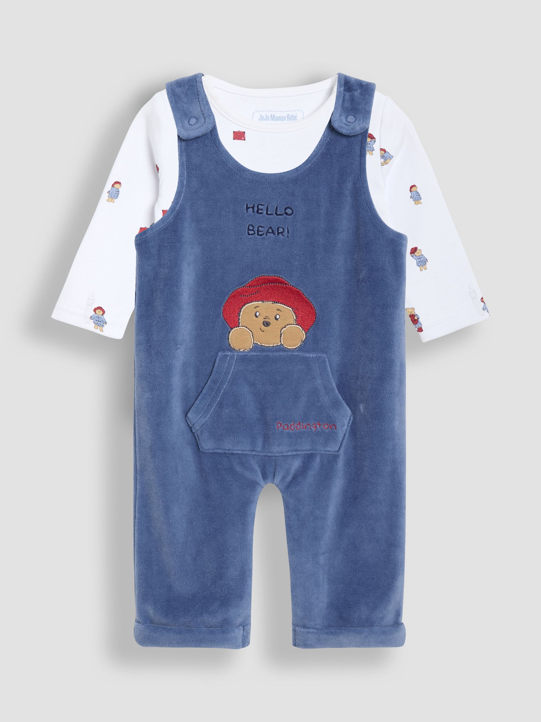Navy Appliqué Dungaree Set - Image 4 of 9