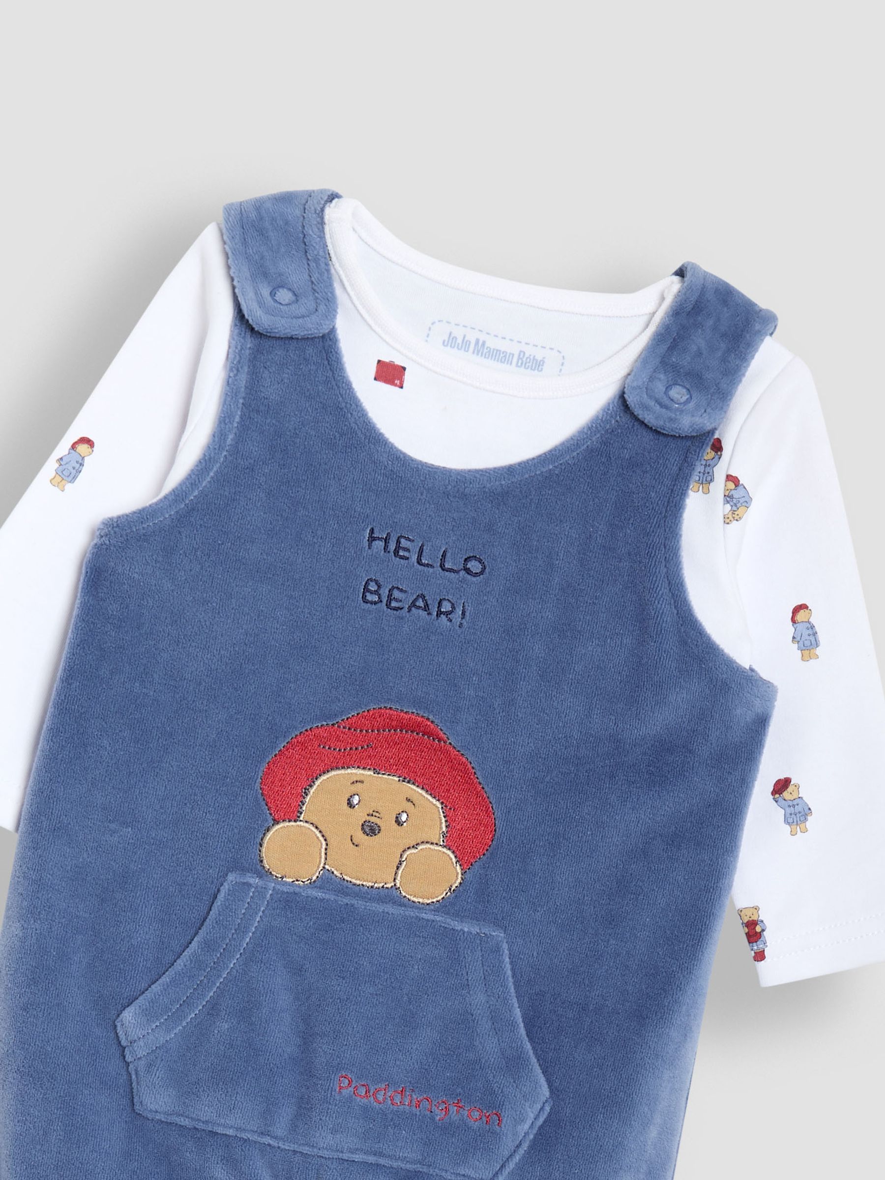 Navy Appliqué Dungaree Set - Image 5 of 9