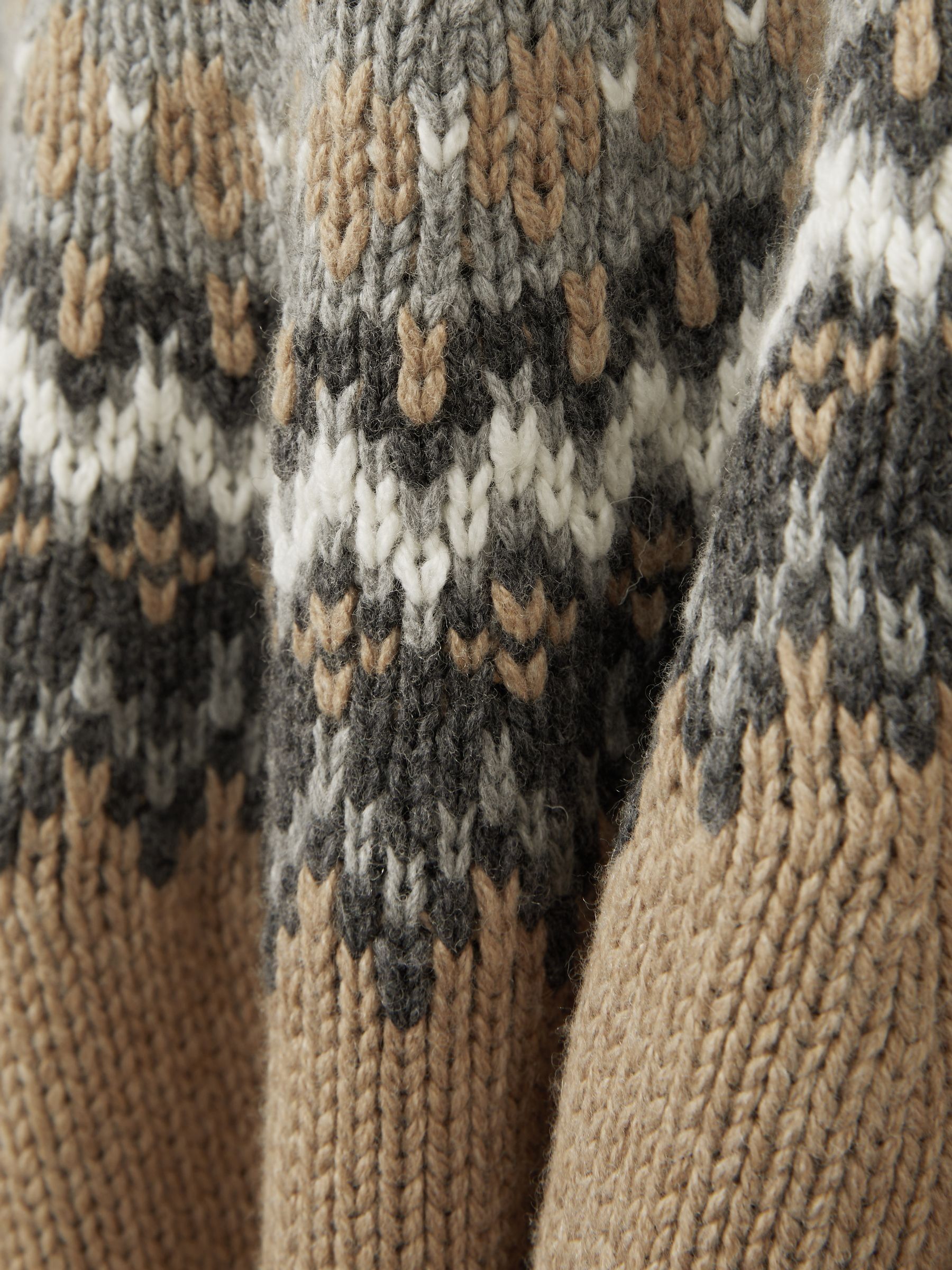 9-13 yrs Jumper with Cotton and Wool in Mouse Melange - Image 4 of 4