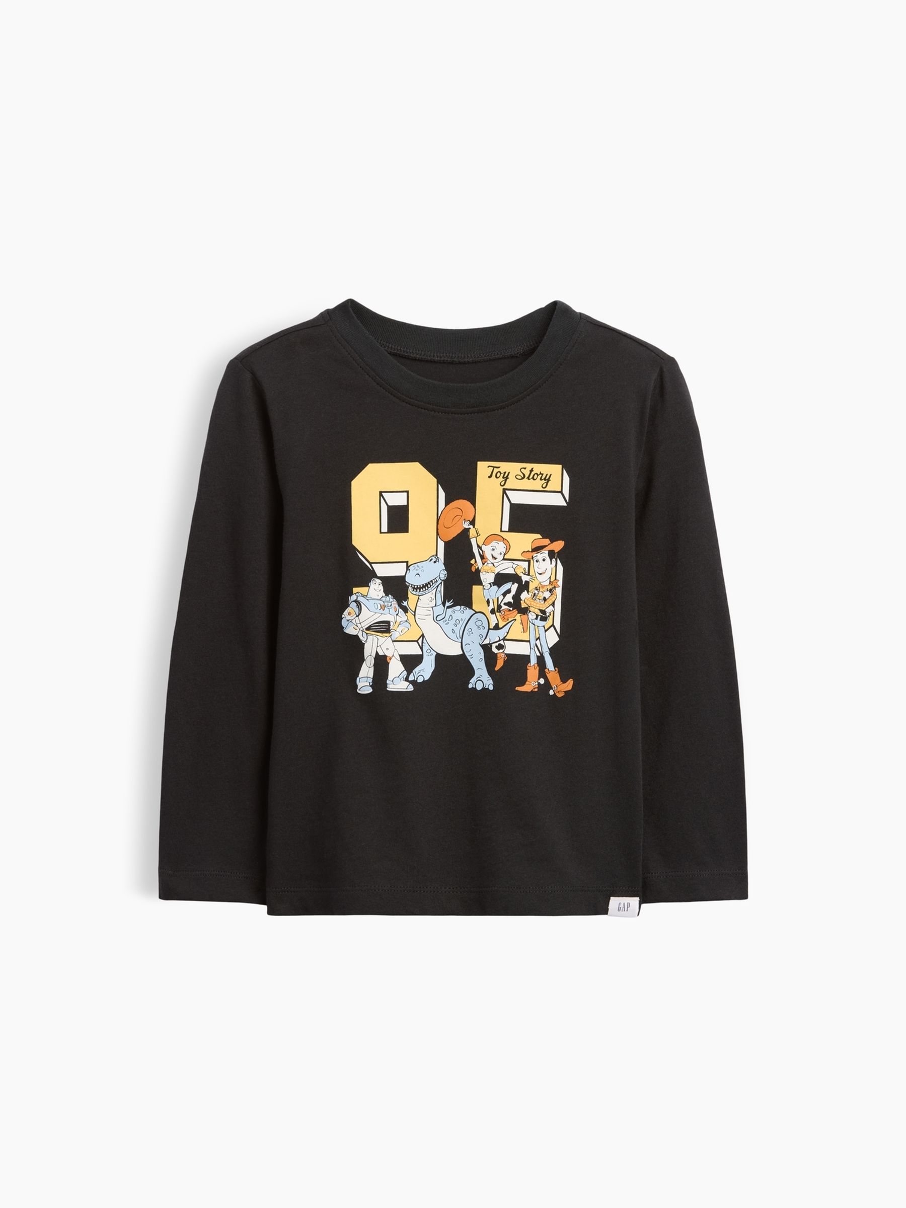 Black Disney Toy Story Graphic Long Sleeve T-Shirt - Image 1 of 3