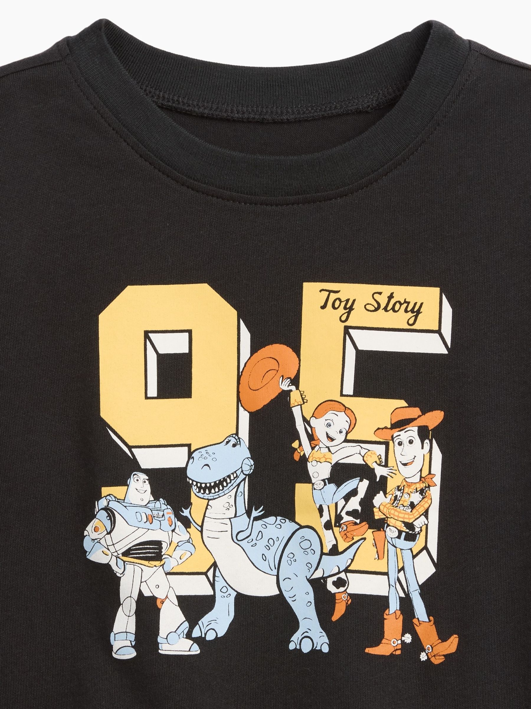 Black Disney Toy Story Graphic Long Sleeve T-Shirt - Image 3 of 3