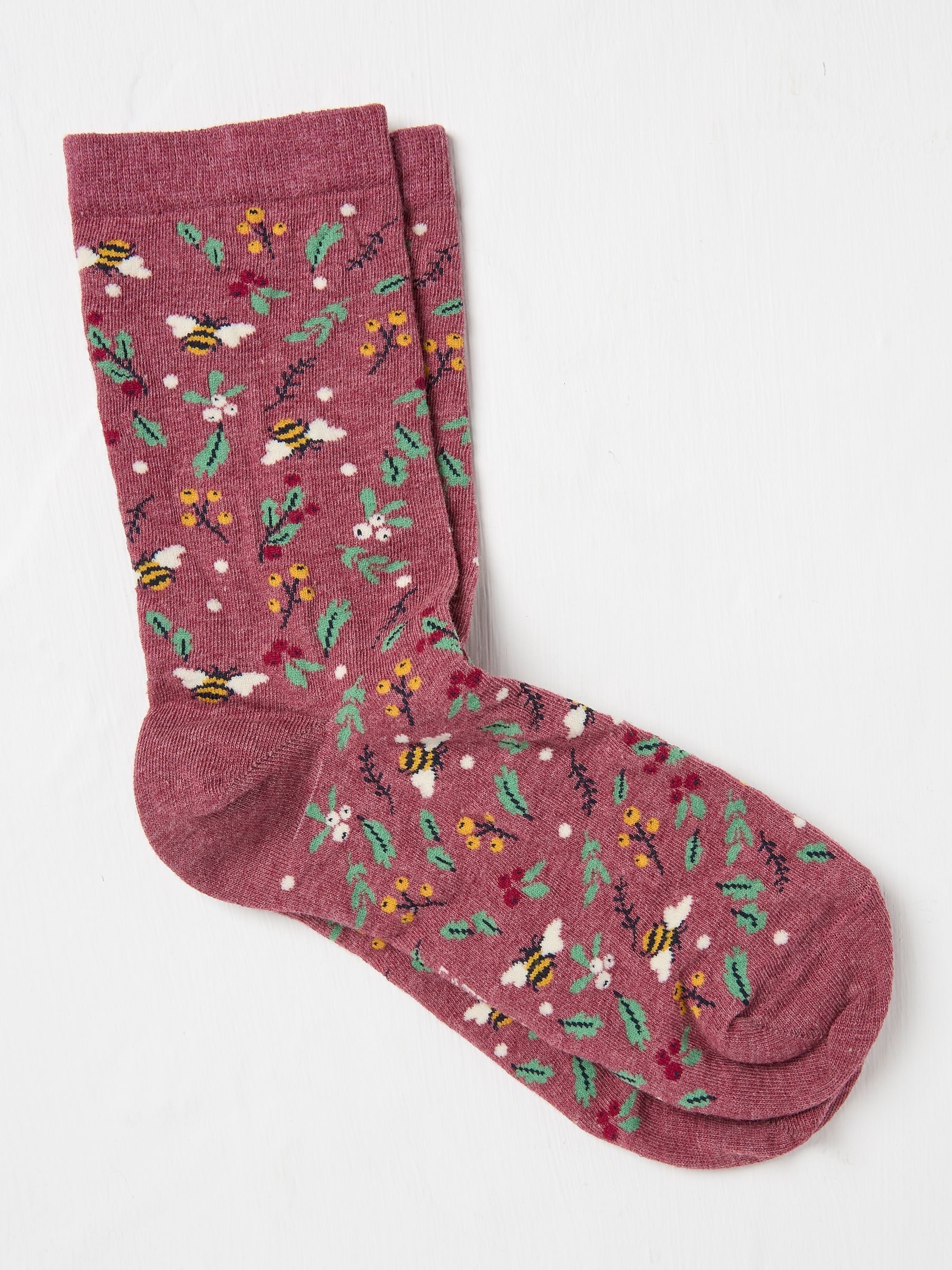 Purple Bee Socks - Image 1 of 2