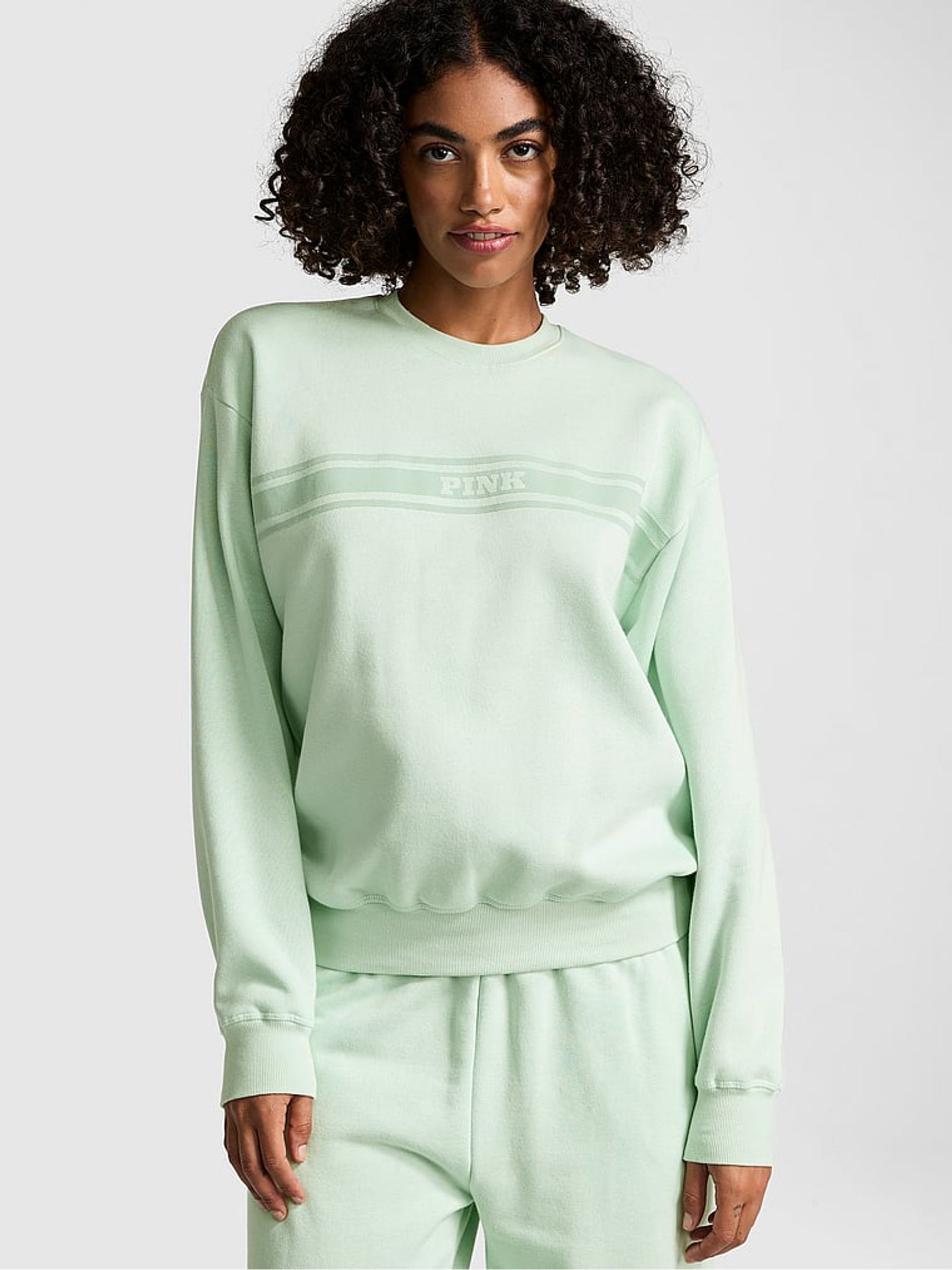 Mint Green Fleece Sweatshirt Victoria's Secret Ireland