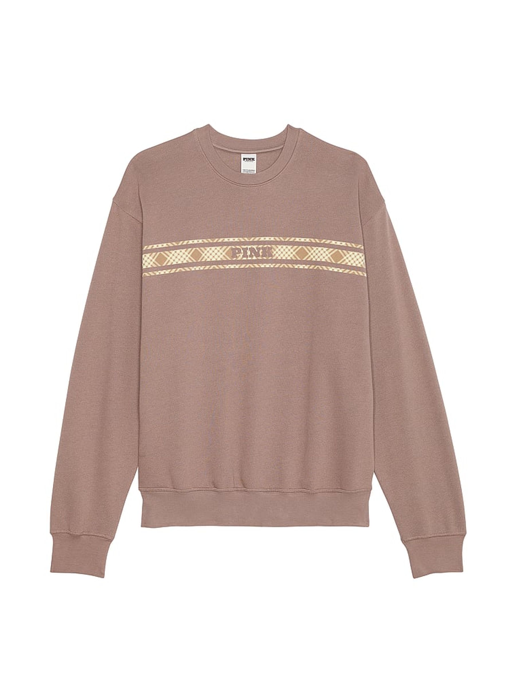 Iced Coffee Brown Fleece Sweatshirt - Image 3 of 3