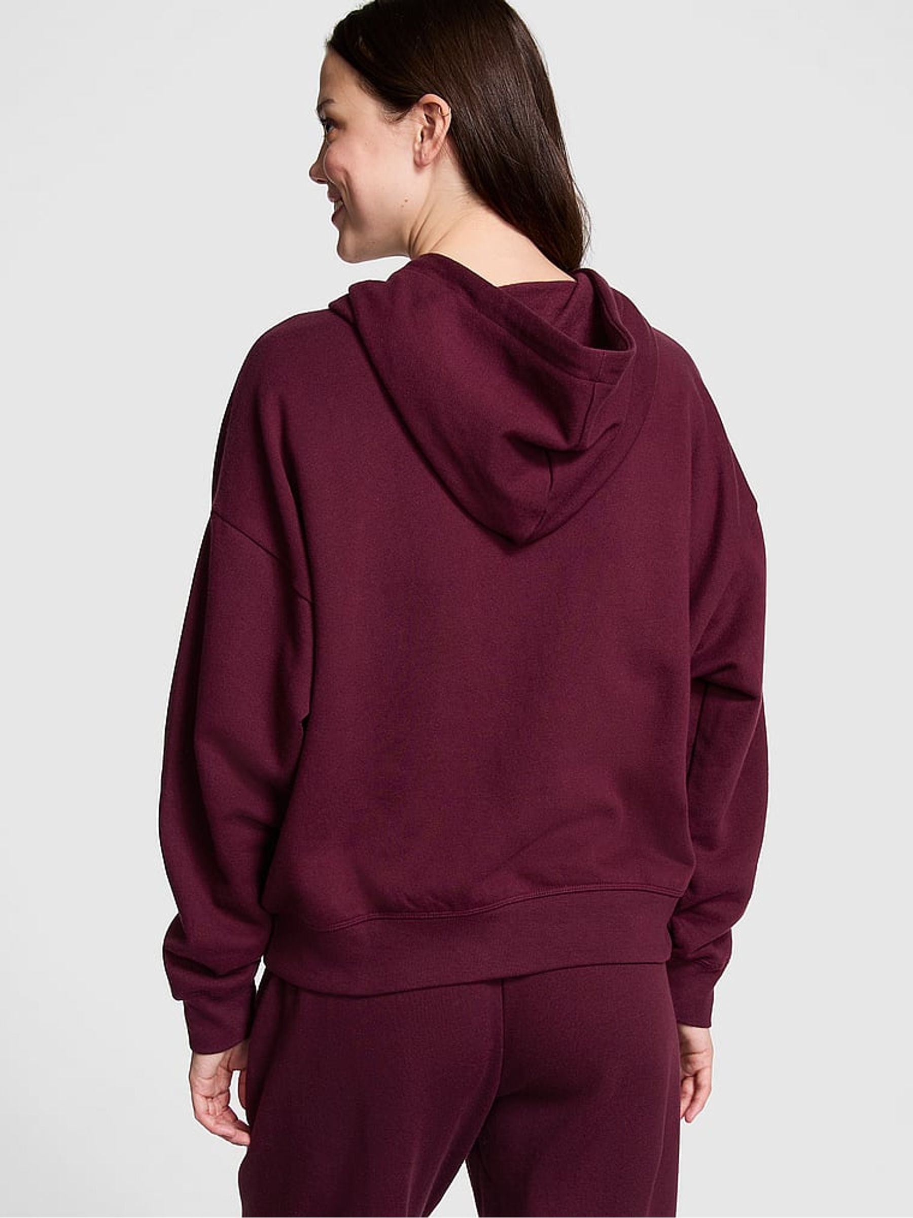 Purple Rose Zip Up Hoodie - Image 2 of 3