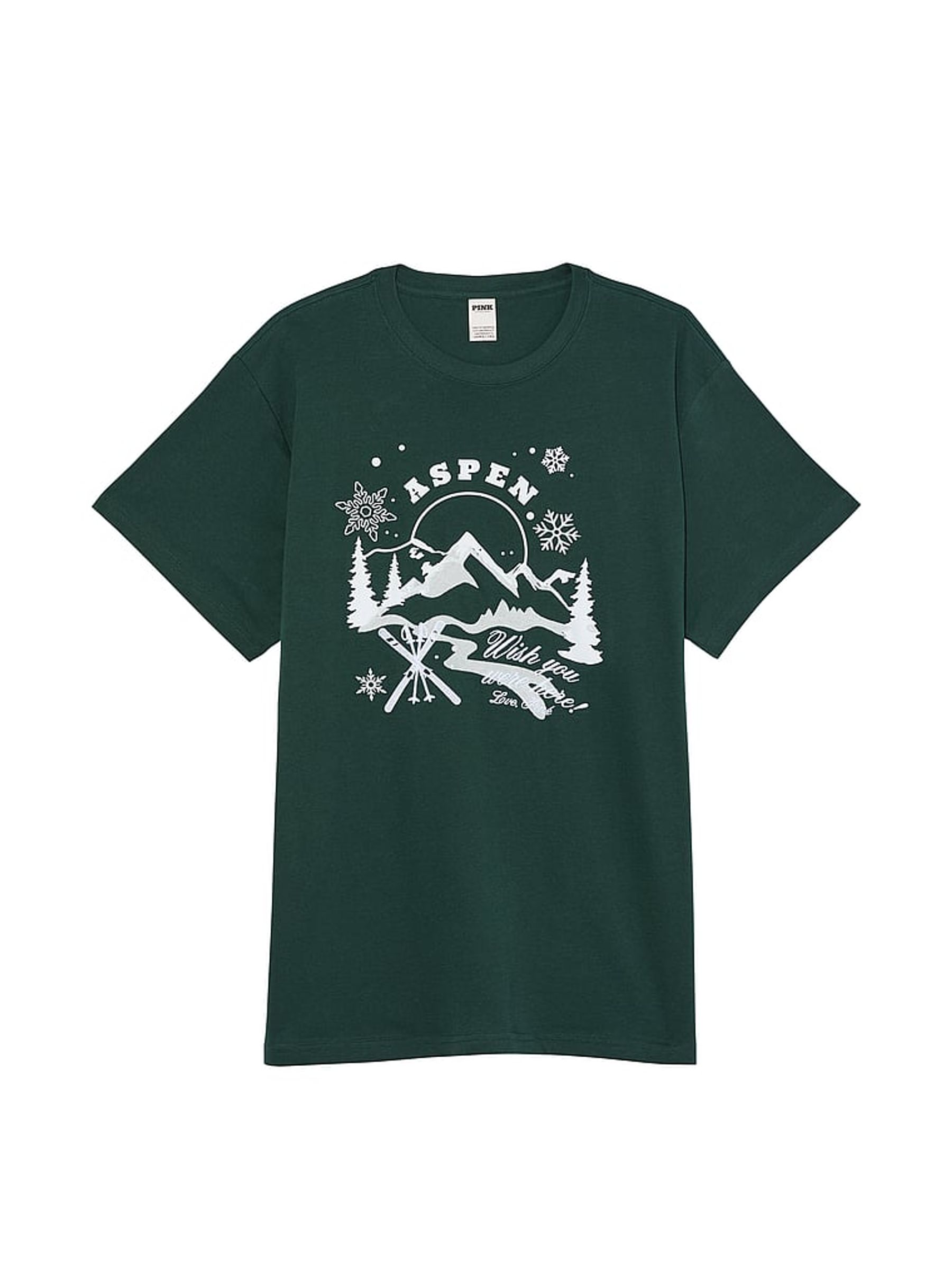 Deep Forest Green Oversized T-Shirt - Image 3 of 4
