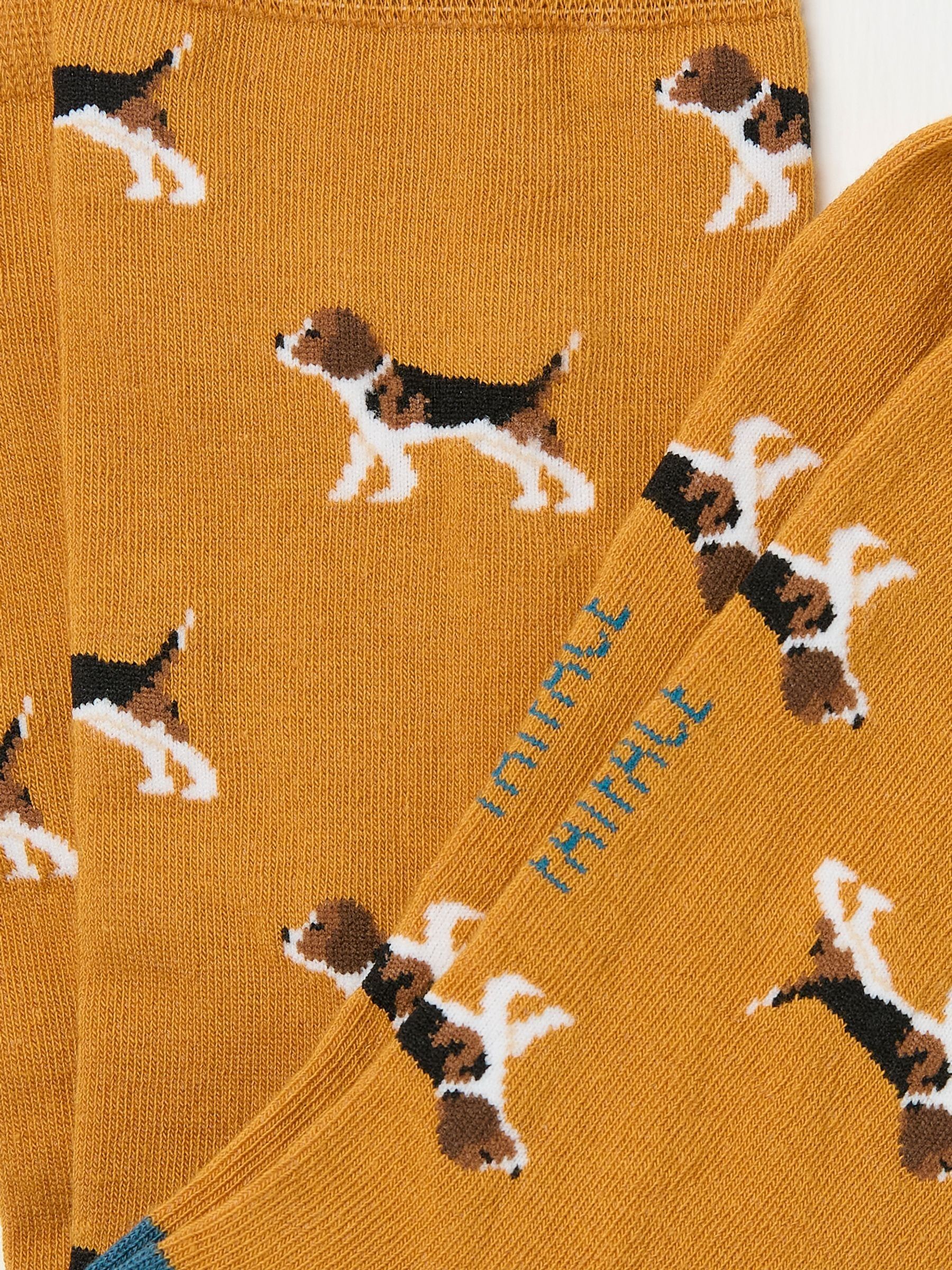 Yellow Beagle Socks - Image 2 of 2