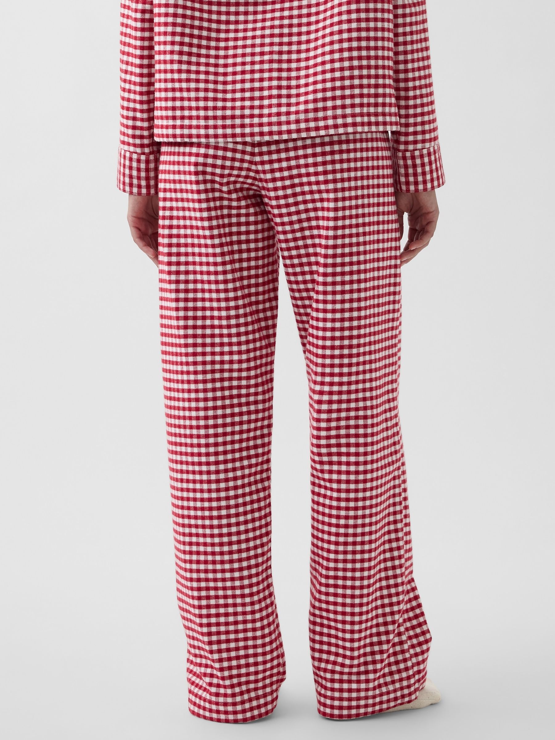 Red Gingham Softest Flannel Pyjama Bottoms - Image 2 of 5 Red Gingham Softest Flannel Pyjama Bottoms - Image 2 of 5