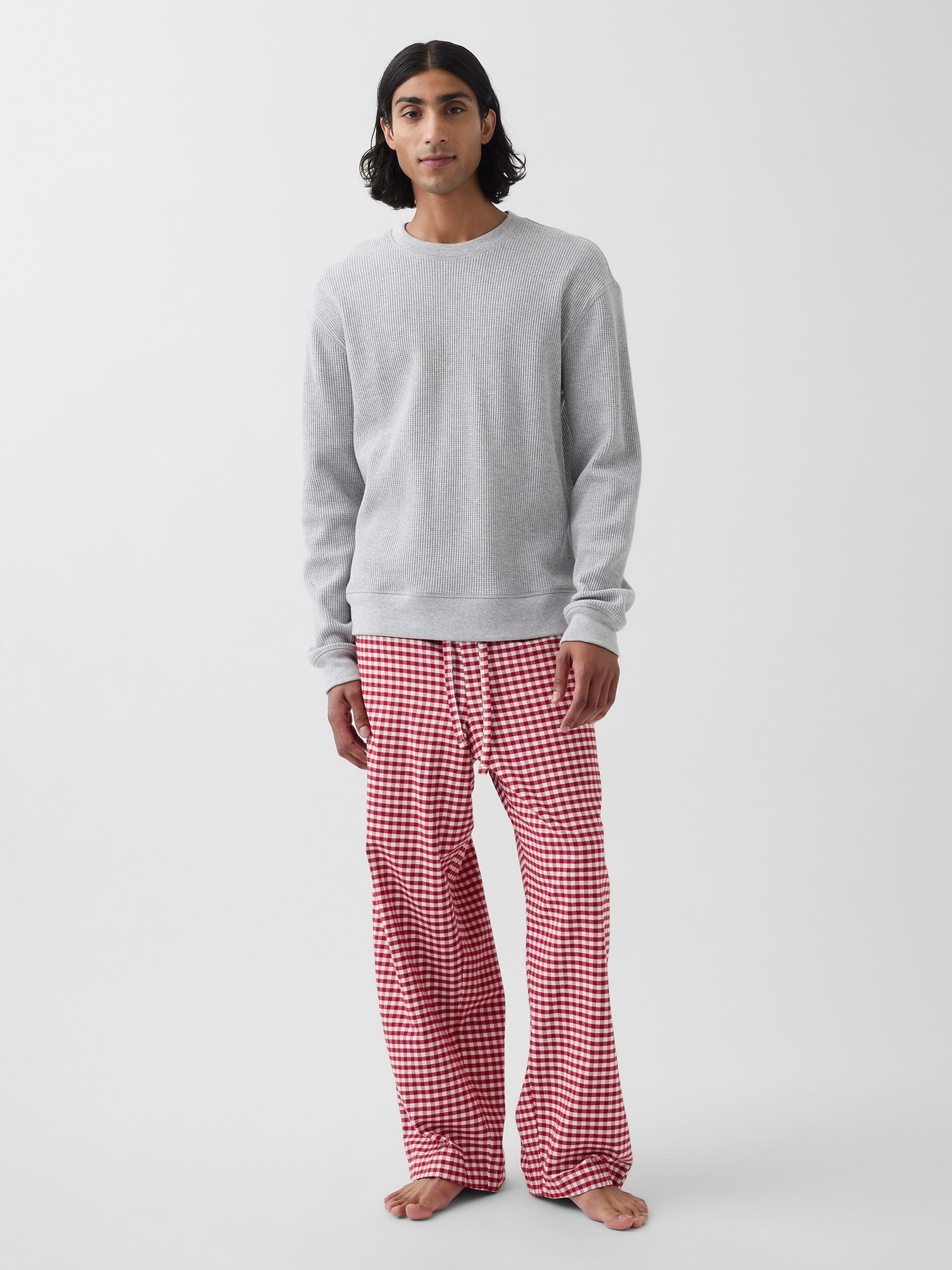 Red Gingham Softest Flannel Pyjama Bottoms - Image 4 of 5