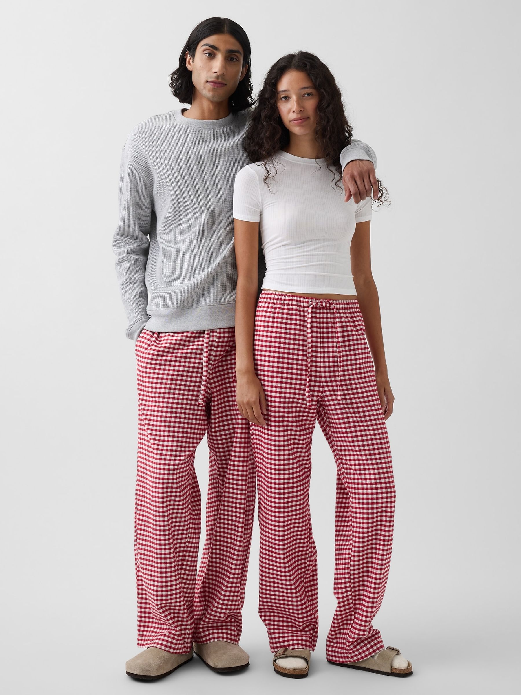 Red Gingham Softest Flannel Pyjama Bottoms - Image 5 of 5 Red Gingham Softest Flannel Pyjama Bottoms - Image 5 of 5
