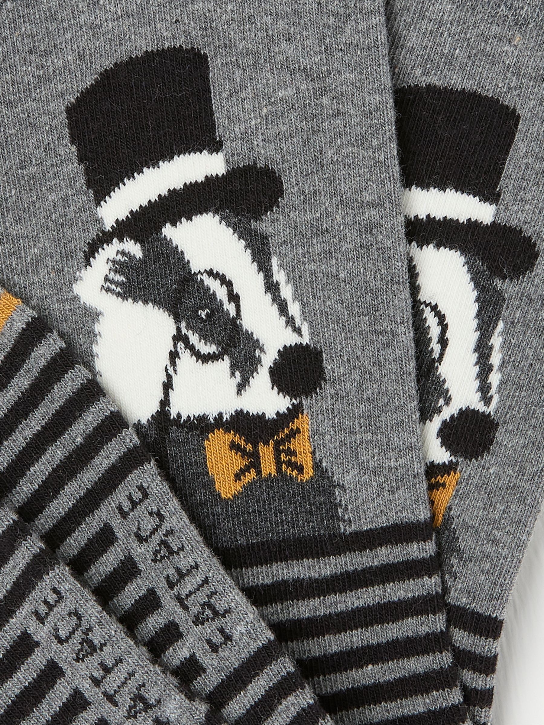Grey Mens Sir Badger Socks 1 Pack - Image 2 of 2