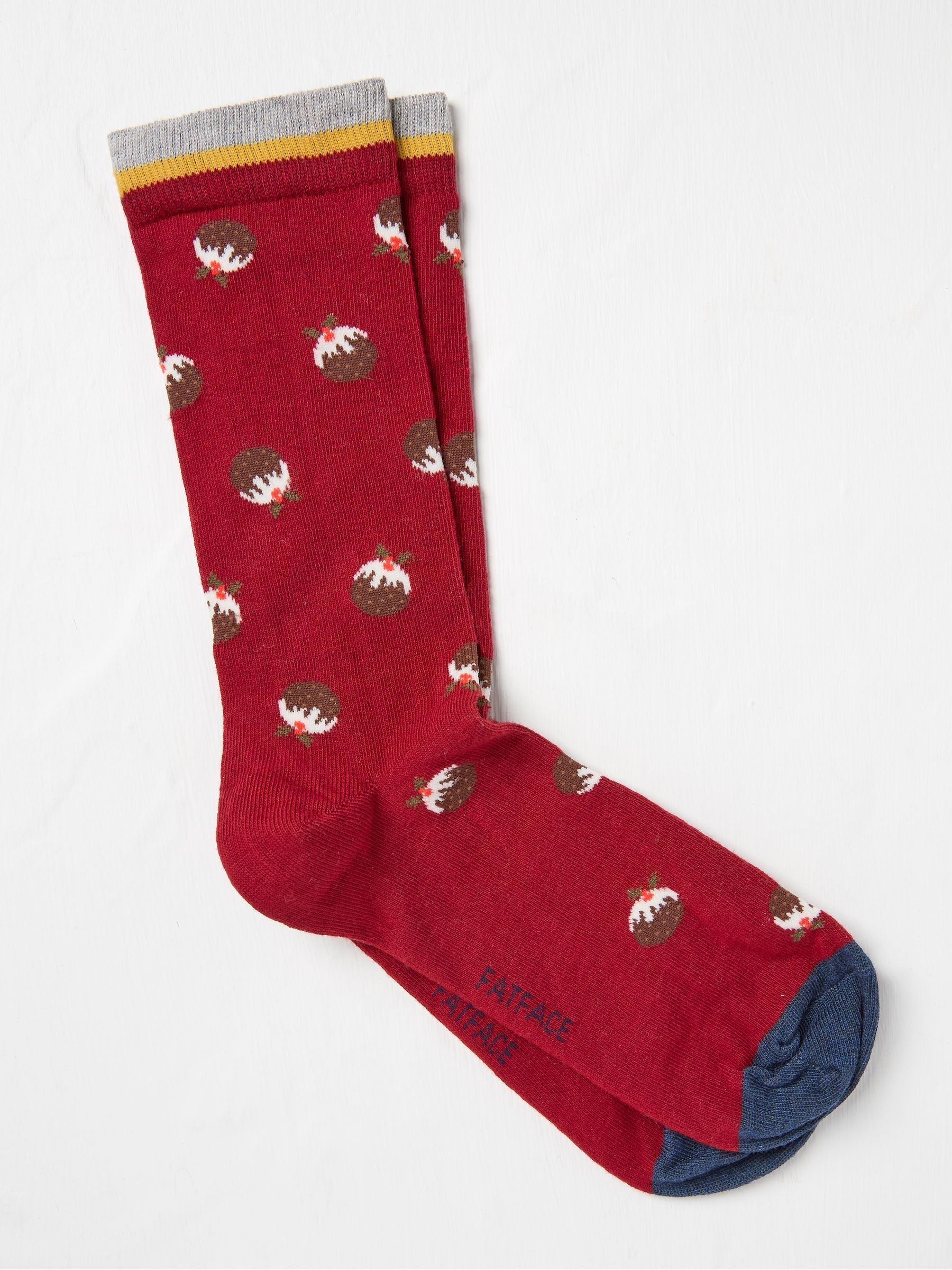 Red Pudding Socks - Image 1 of 2 Red Pudding Socks - Image 1 of 2
