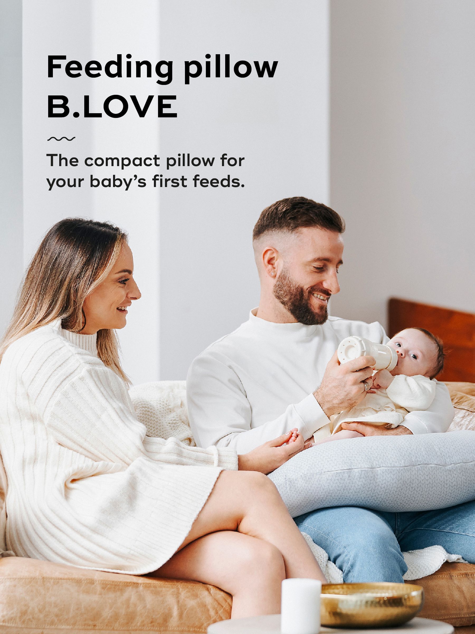 Maternity & Feeding Organic Cotton Pillow Grey - Image 6 of 9