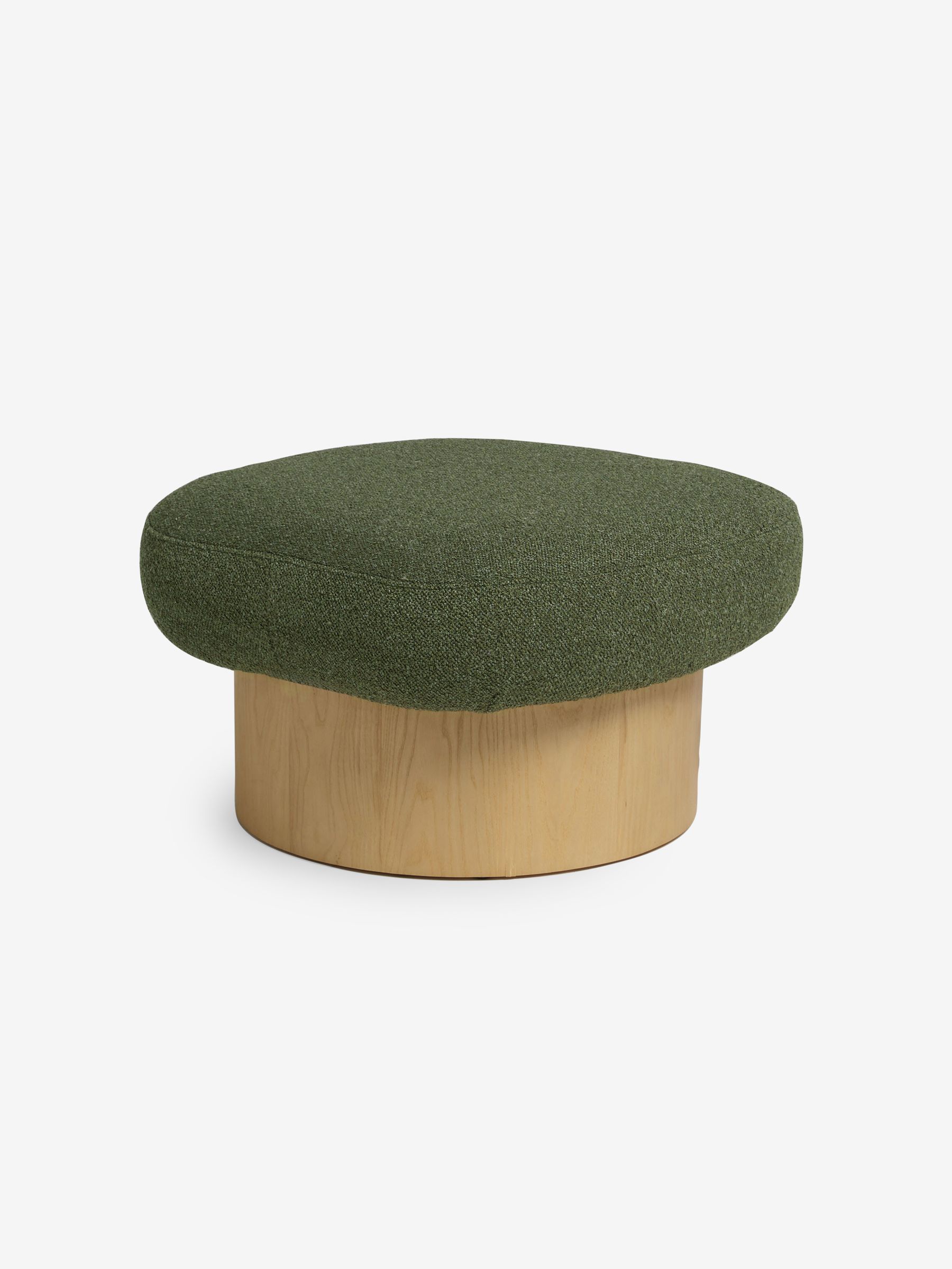 Novara Storage Footstool in Forest Green Pax Boucle - Image 4 of 6