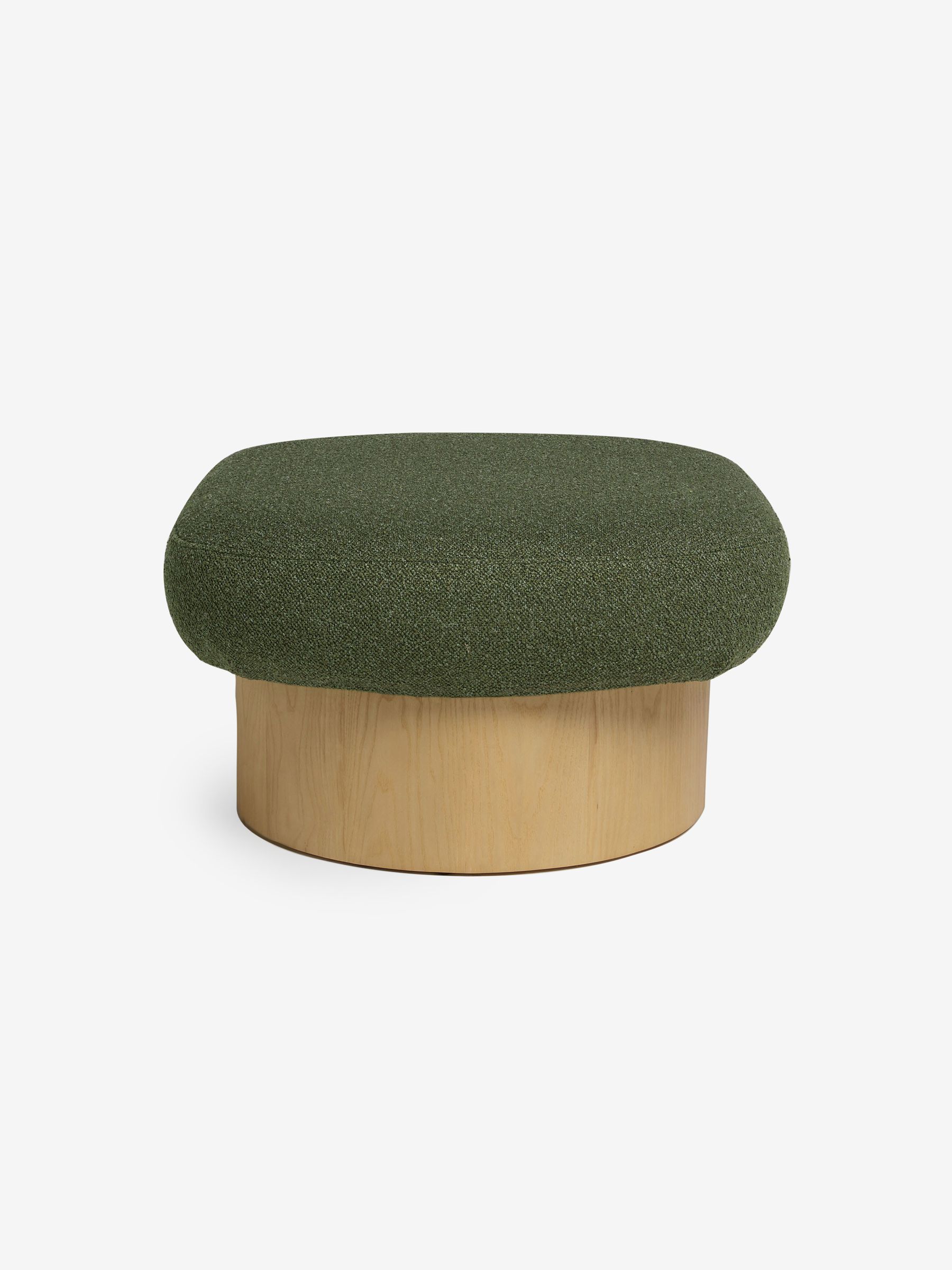 Novara Storage Footstool in Forest Green Pax Boucle - Image 5 of 6