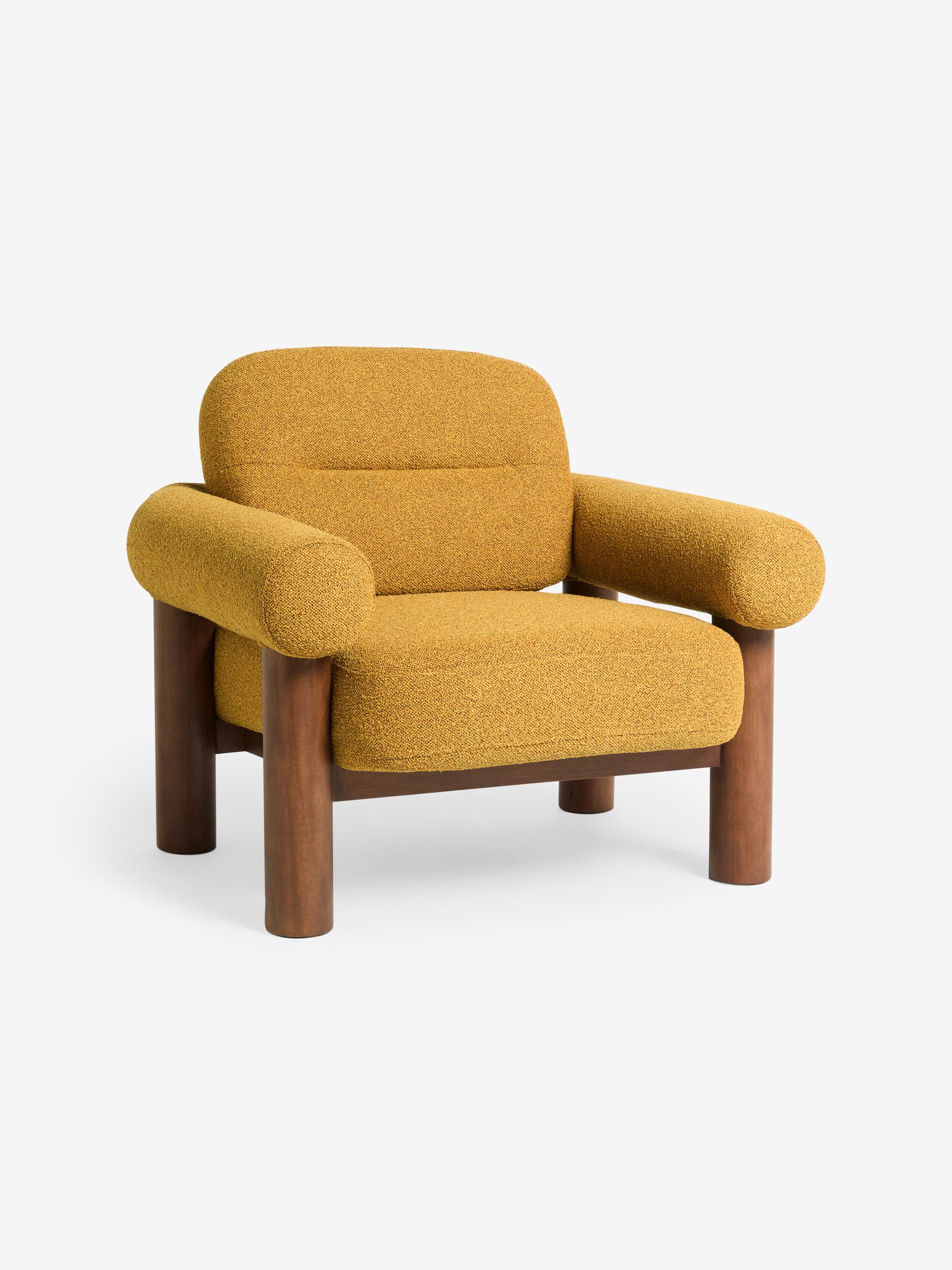Maxton Chair in Ochre Yellow Pax Boucle - Image 6 of 7