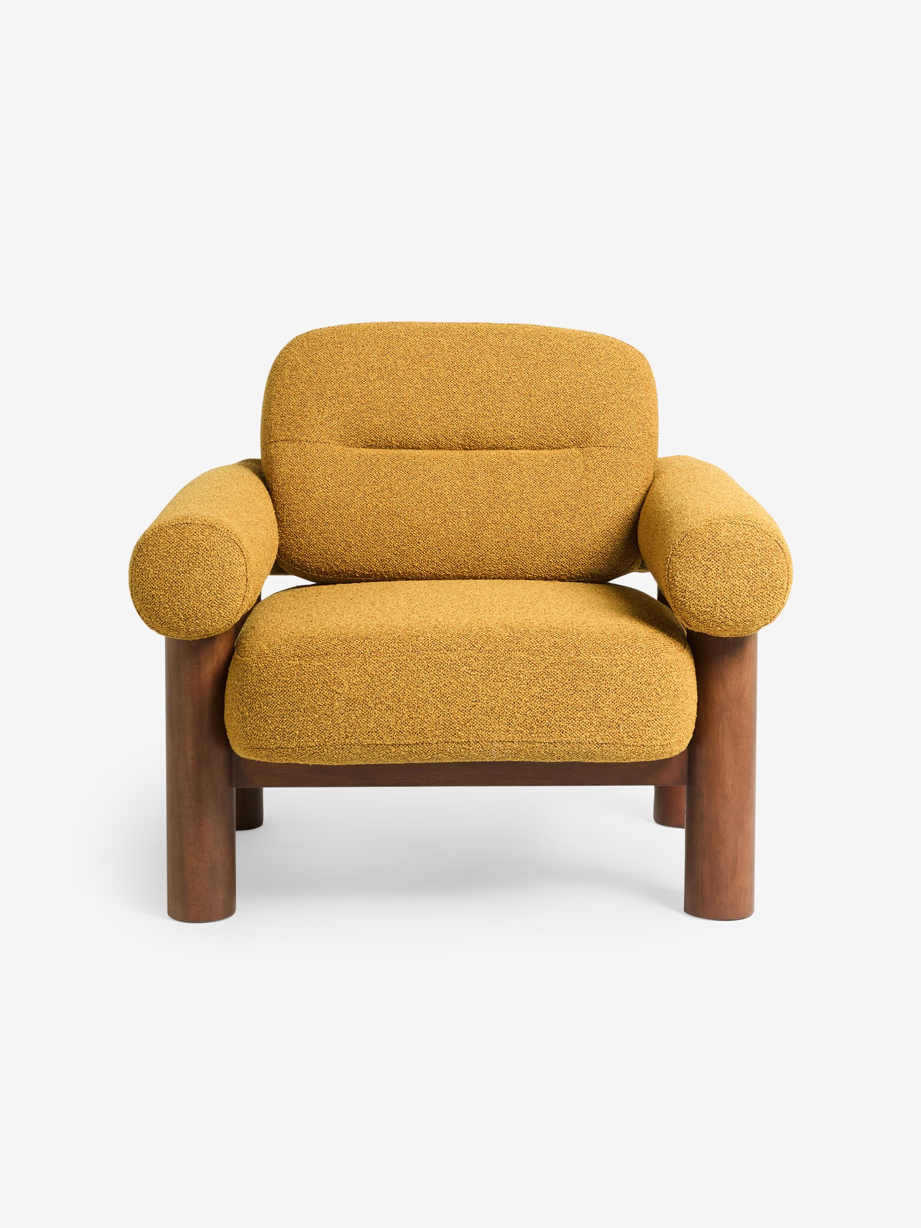 Maxton Chair in Ochre Yellow Pax Boucle - Image 7 of 7