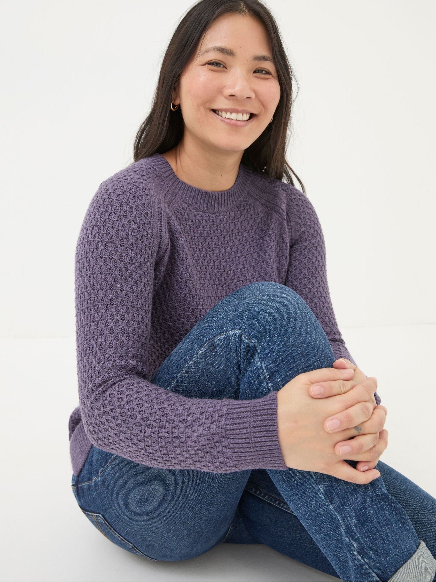 Ella Dark Purple Jumper - Image 3 of 5