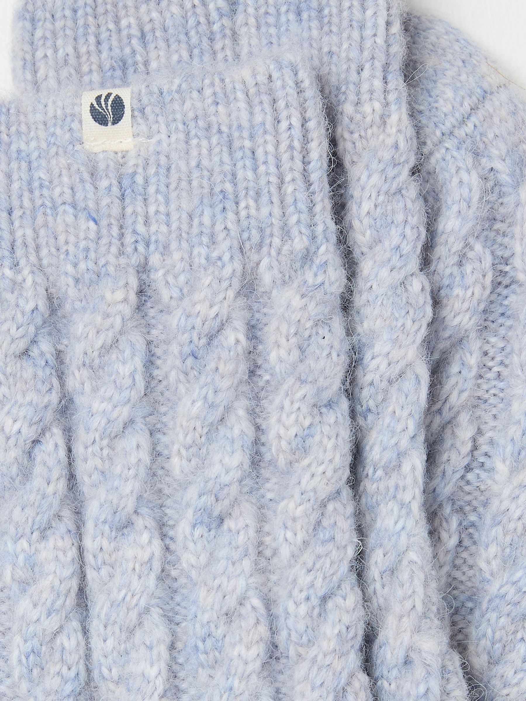Blue Cable Lounge Socks - Image 2 of 2