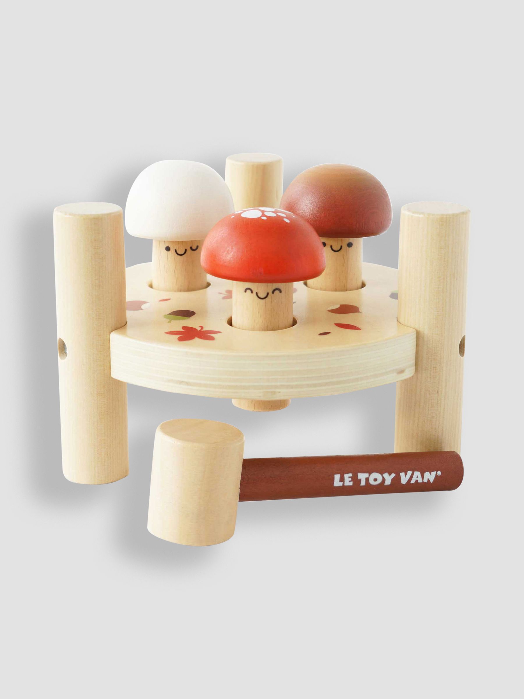 Le Toy Van Woodland Mushroom Hammer Game - Image 1 of 5