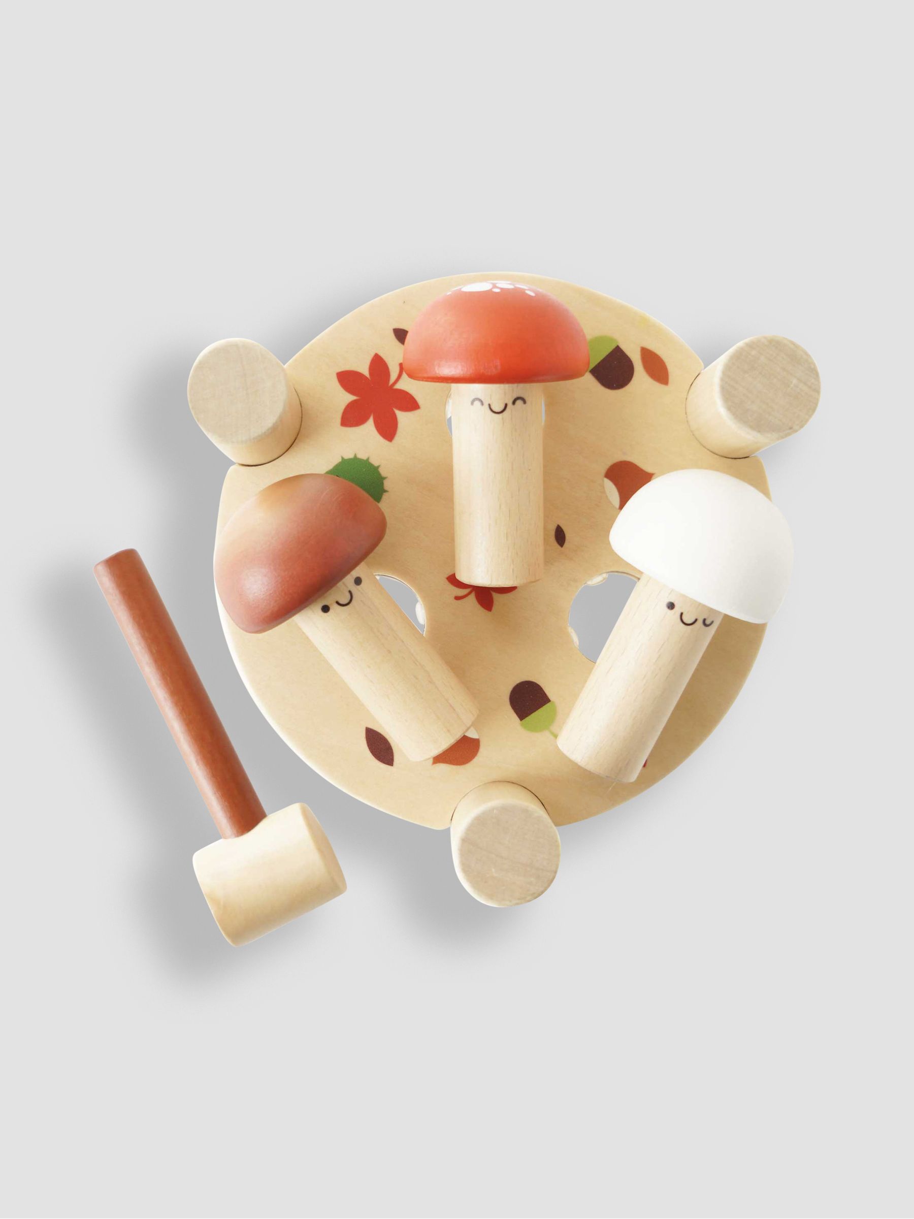 Le Toy Van Woodland Mushroom Hammer Game - Image 3 of 5