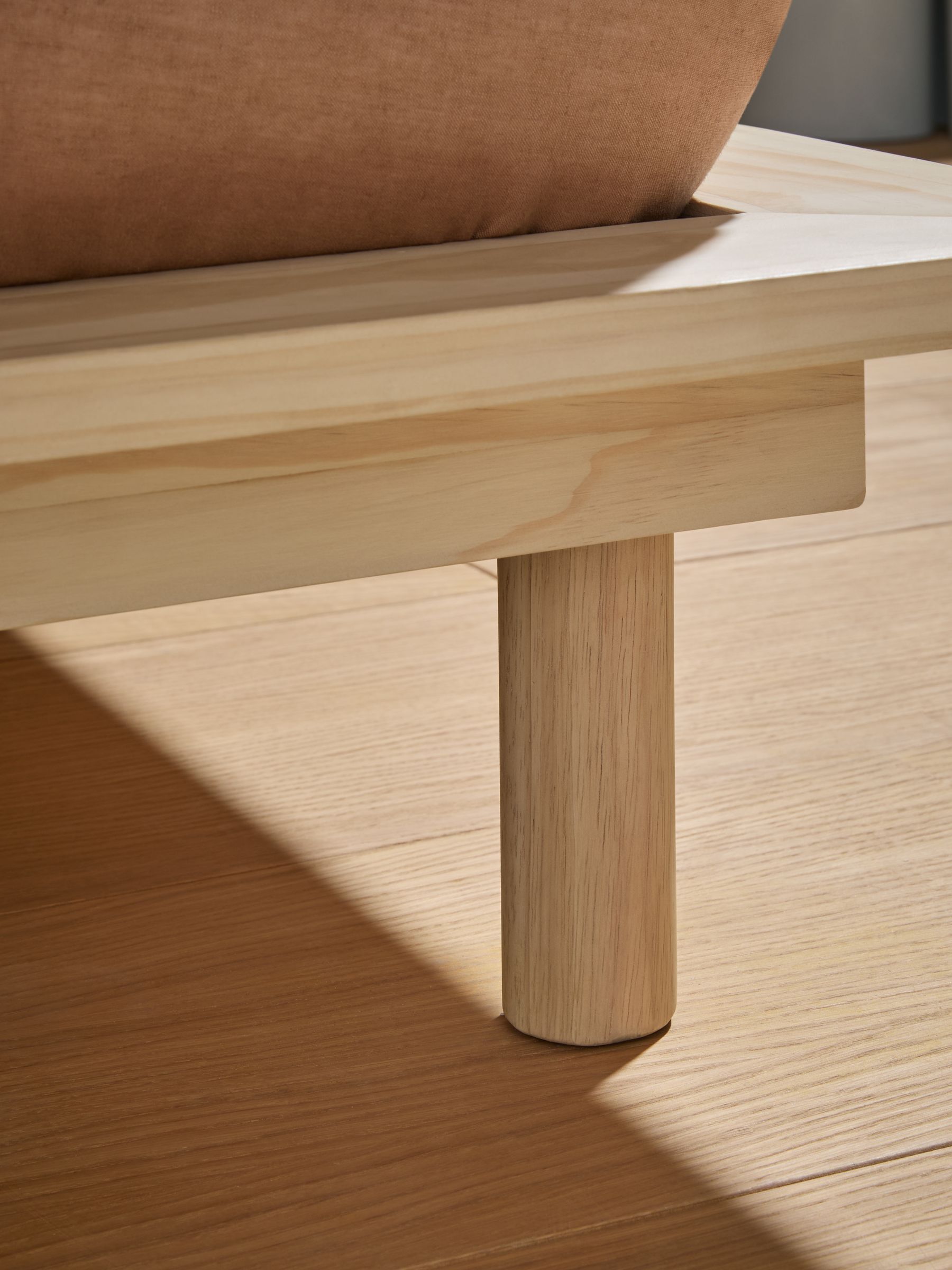 Kano Platform Bed in Natural Pine - Image 3 of 5