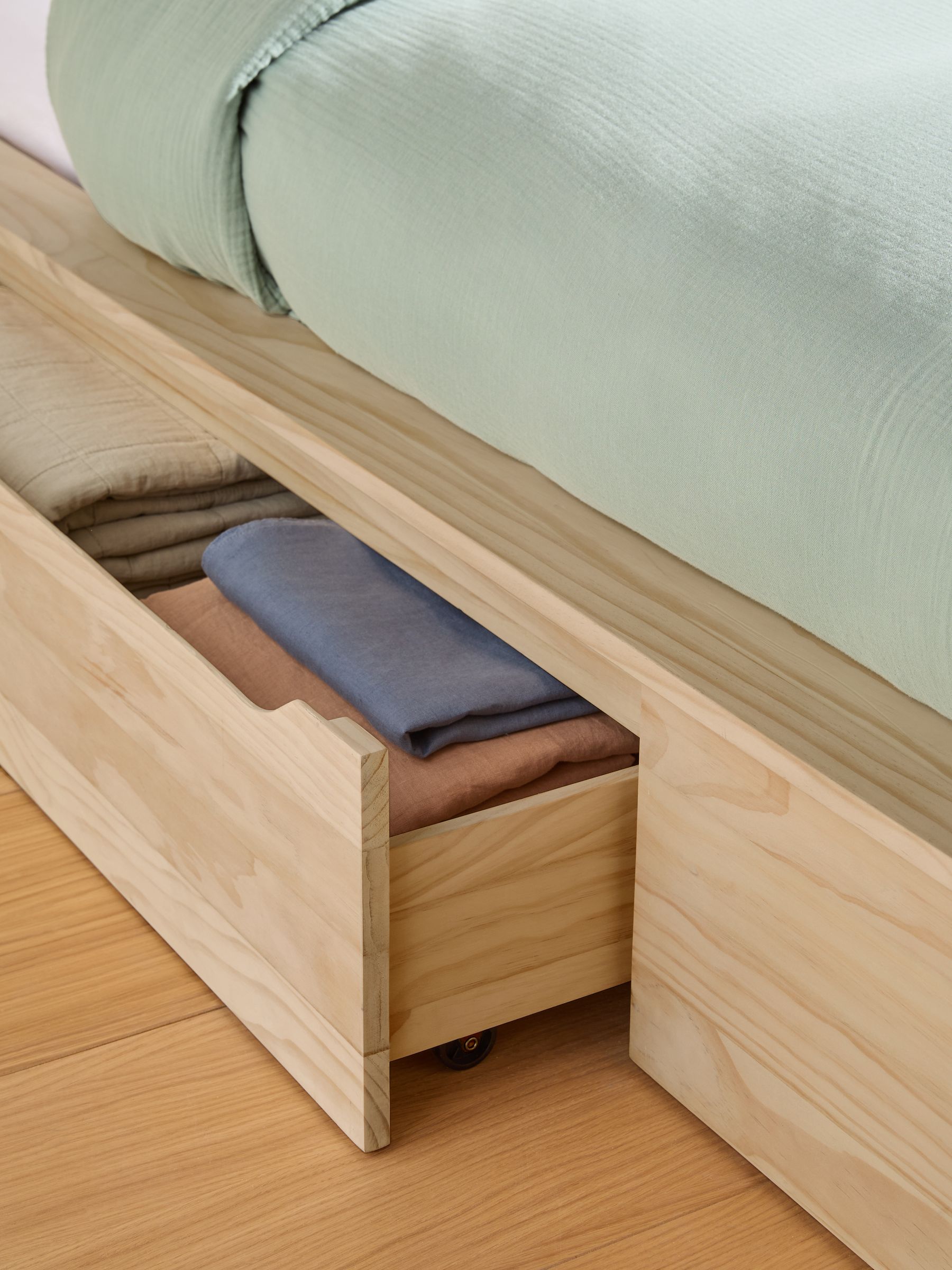 Kano Storage Bed in Light Natural - Image 2 of 5