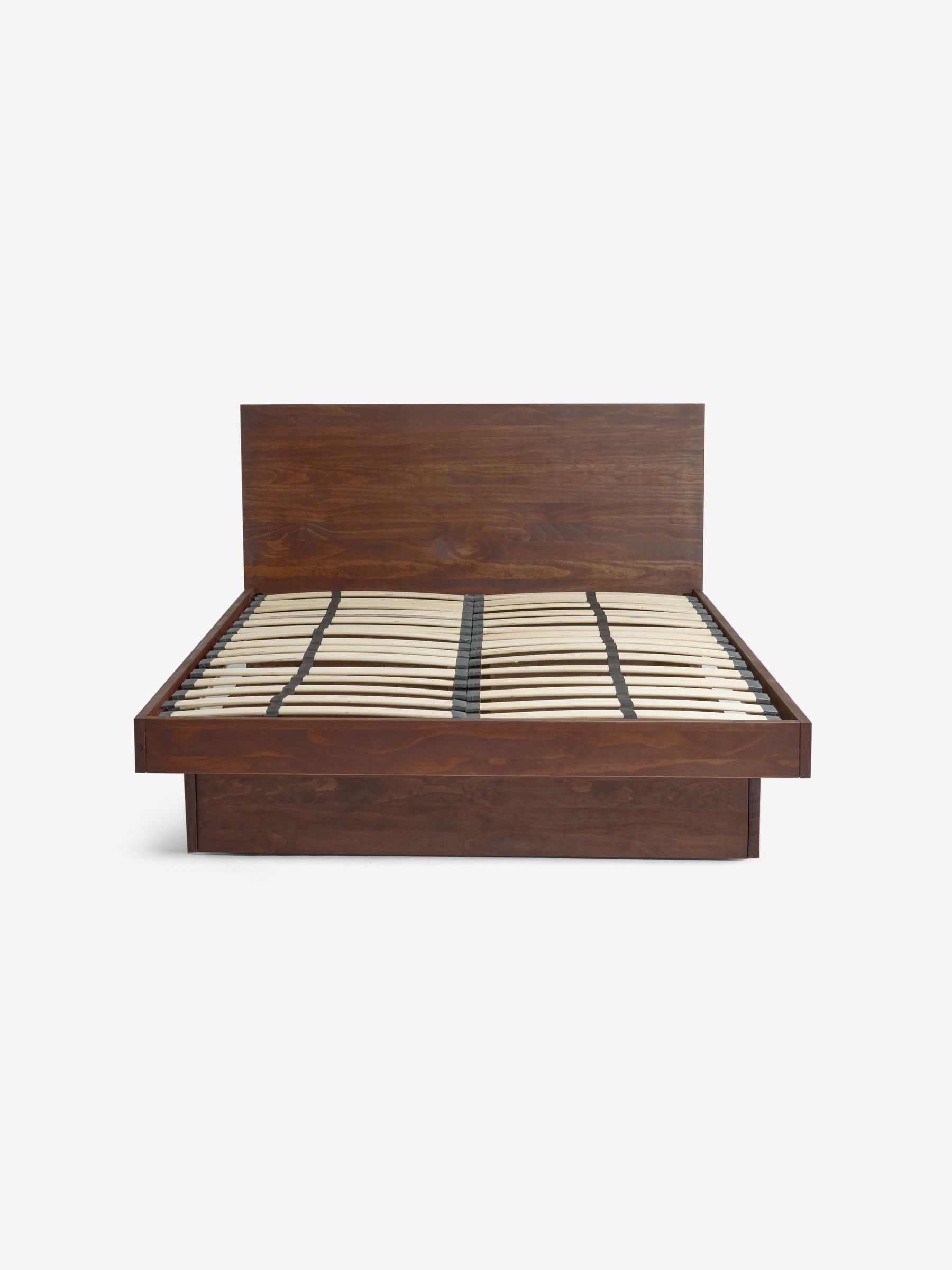 Meiko Platform Bed in Dark Brown - Image 5 of 5