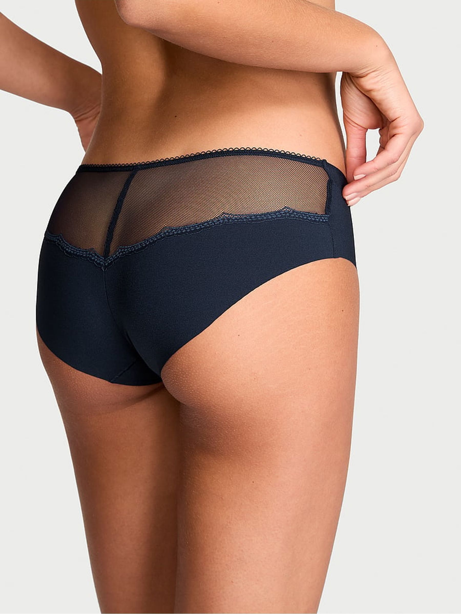 Noir Navy Blue Hipster Knickers - Image 2 of 3