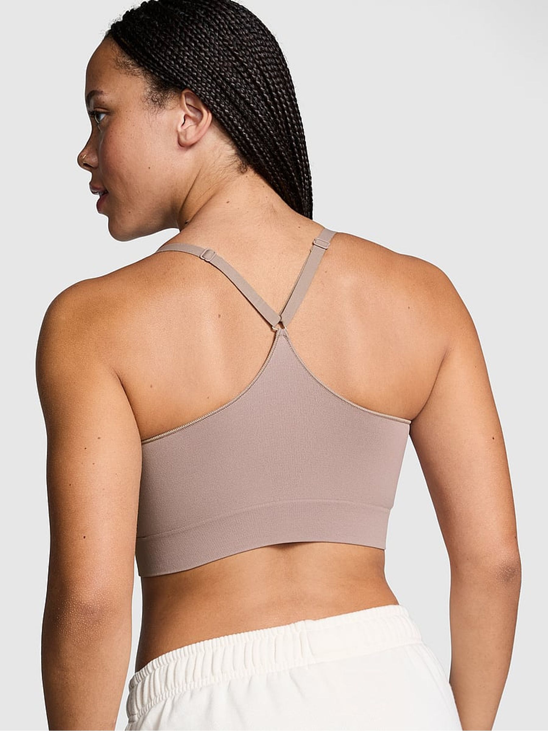 Iced Coffee Brown Sports Bra - Image 2 of 3