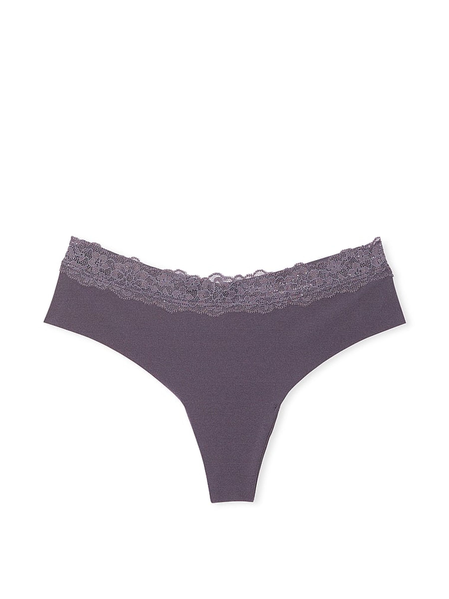 Tornado Grey Lace Waist Thong Knickers - Image 3 of 3