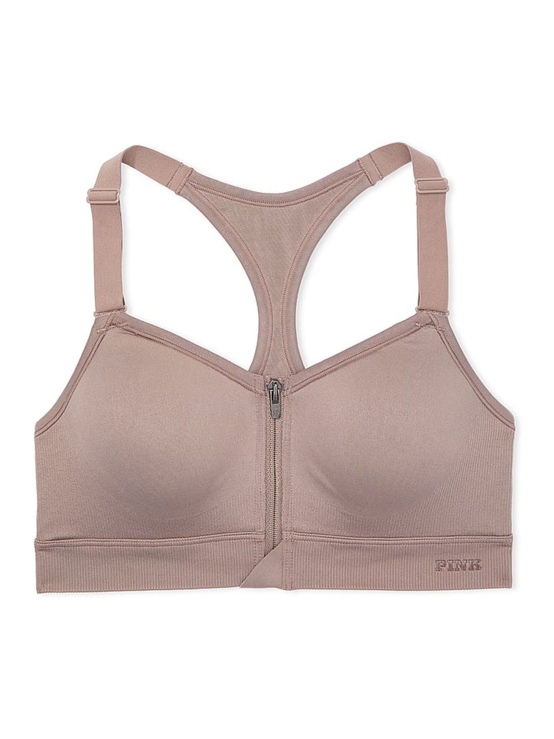 Iced Coffee Brown Sports Bra - Image 3 of 4