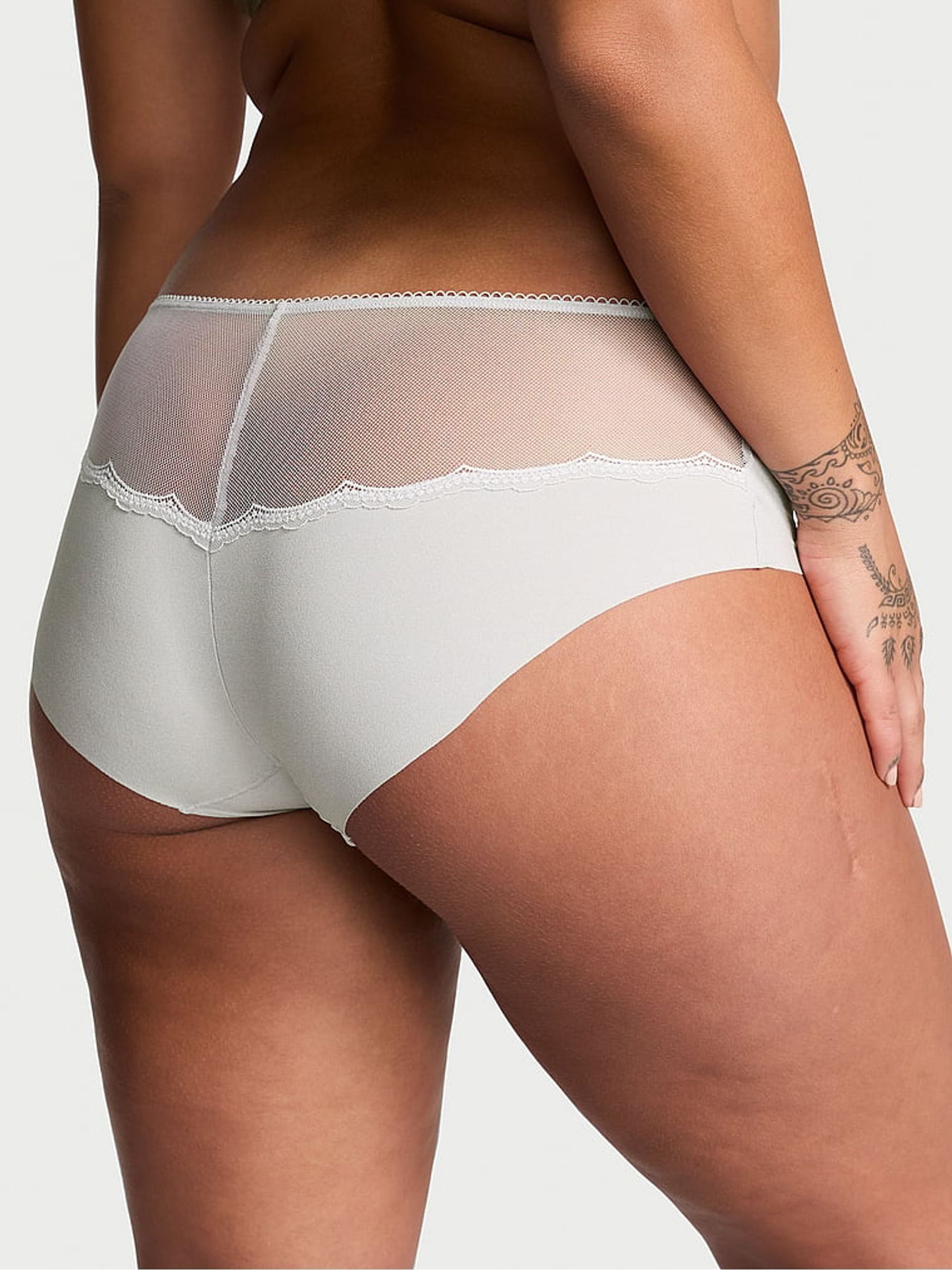 Silver Pearl Grey Hipster Knickers - Image 2 of 3