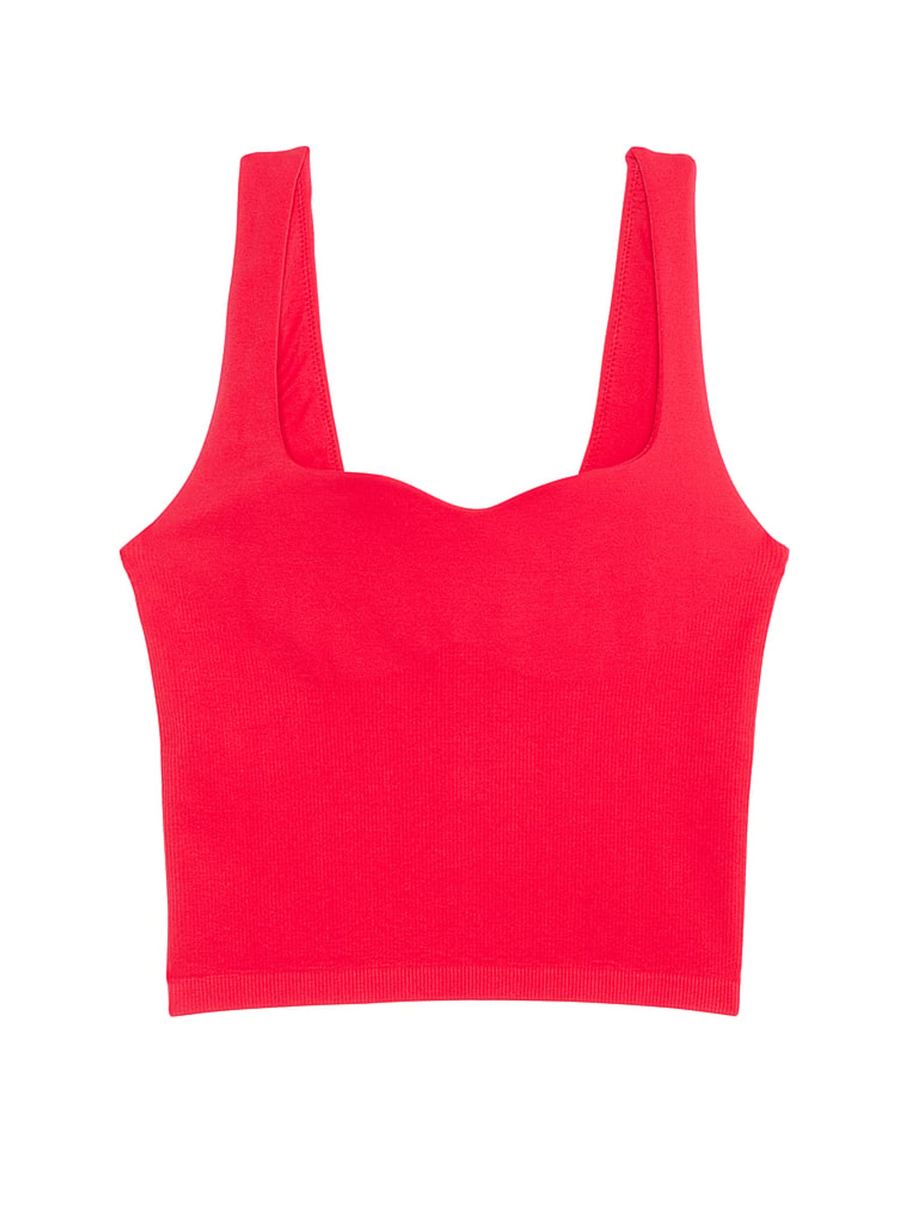 Red Pepper Longline Sports Bra Tank Top - Image 3 of 3