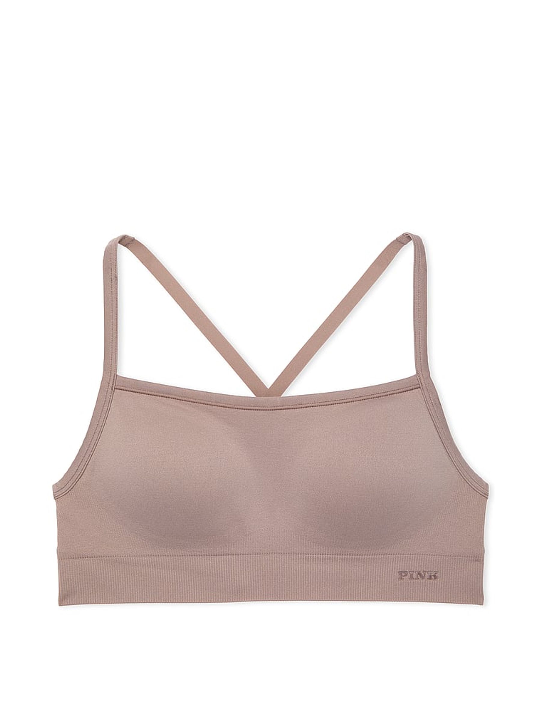 Iced Coffee Brown Sports Bra - Image 3 of 3