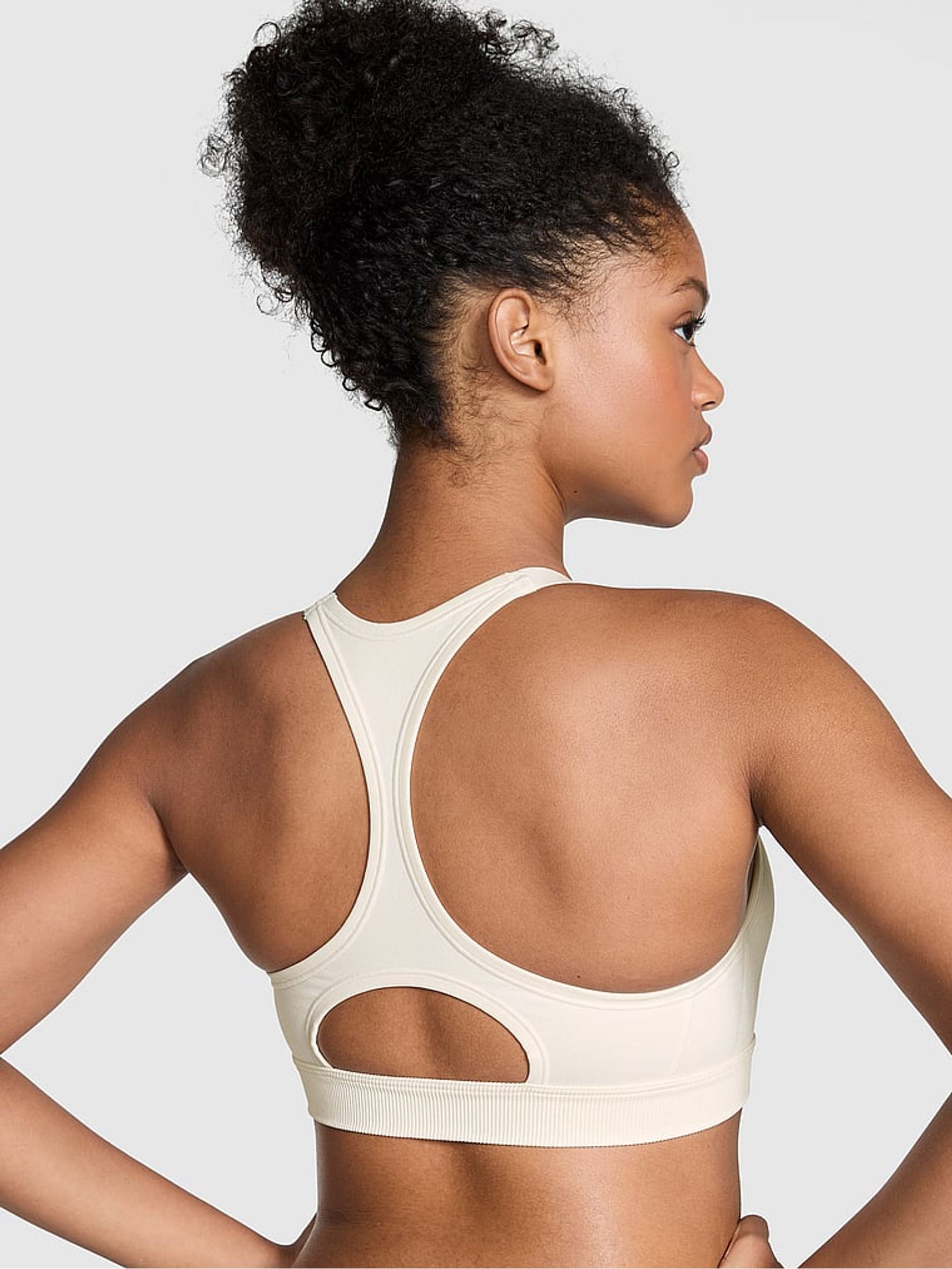 White Shell Sports Bra - Image 2 of 3