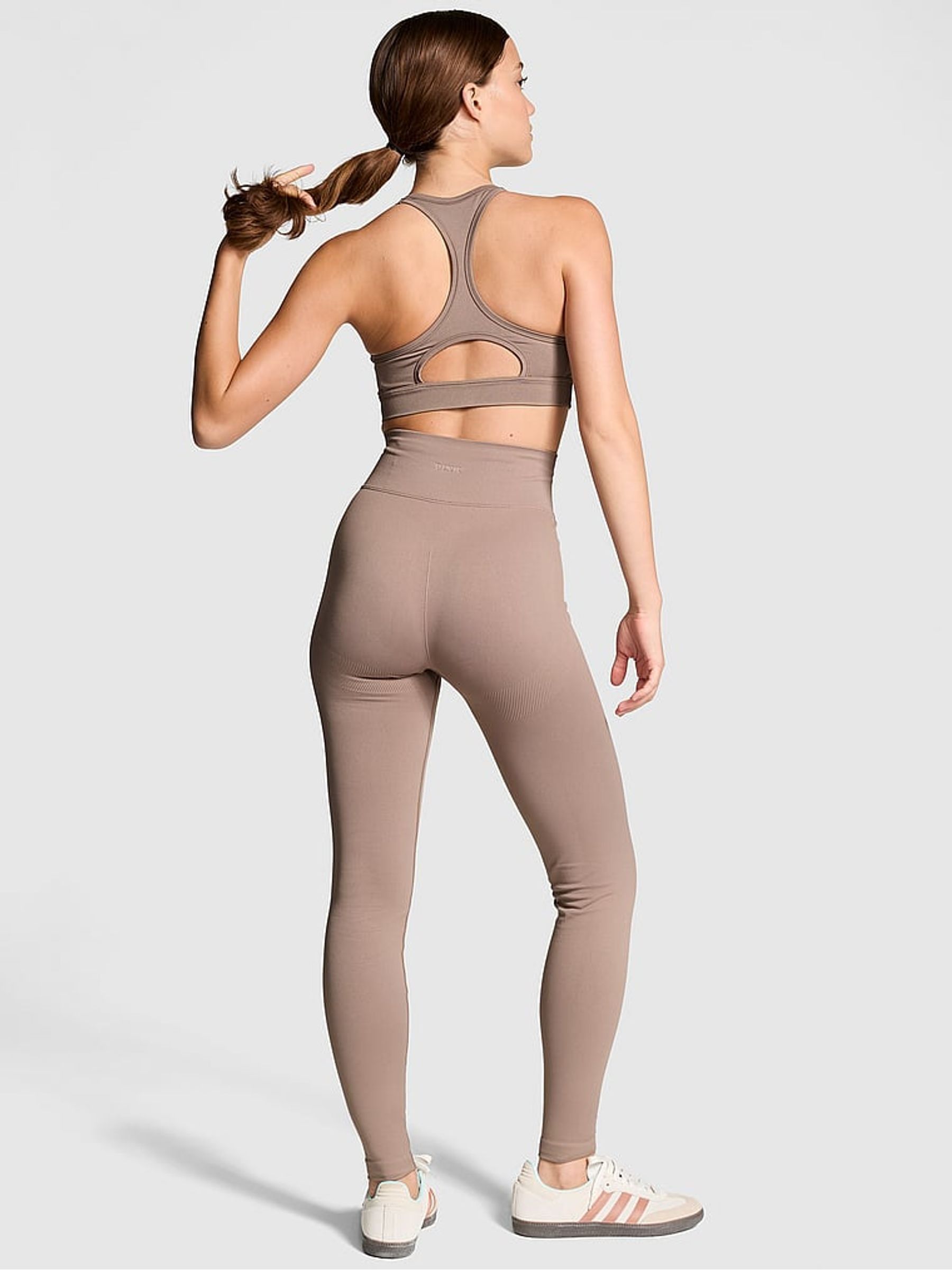 Iced Coffee Brown Leggings - Image 2 of 3