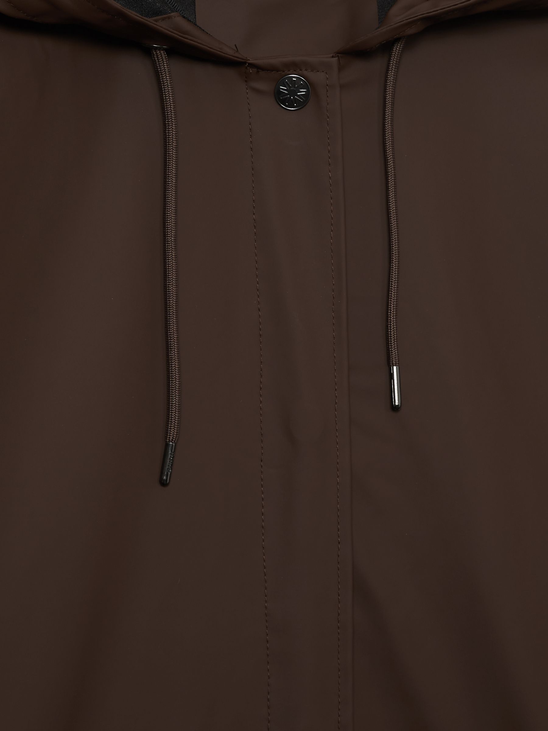 Rains Bitter Chocolate A-Line Raincoat in Bitter Chocolate - Image 5 of 5
