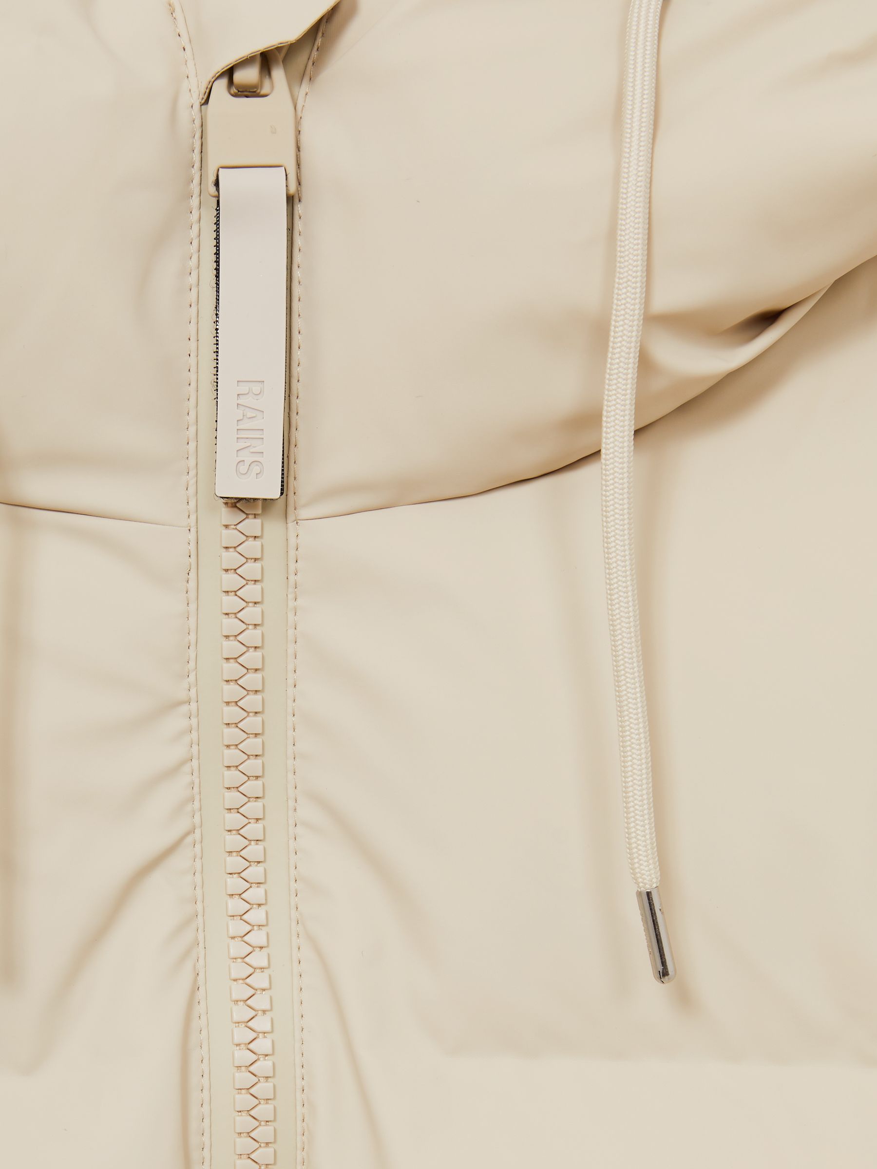 Rains Alta Short Puffer Jacket in Dark Stone - Image 6 of 6