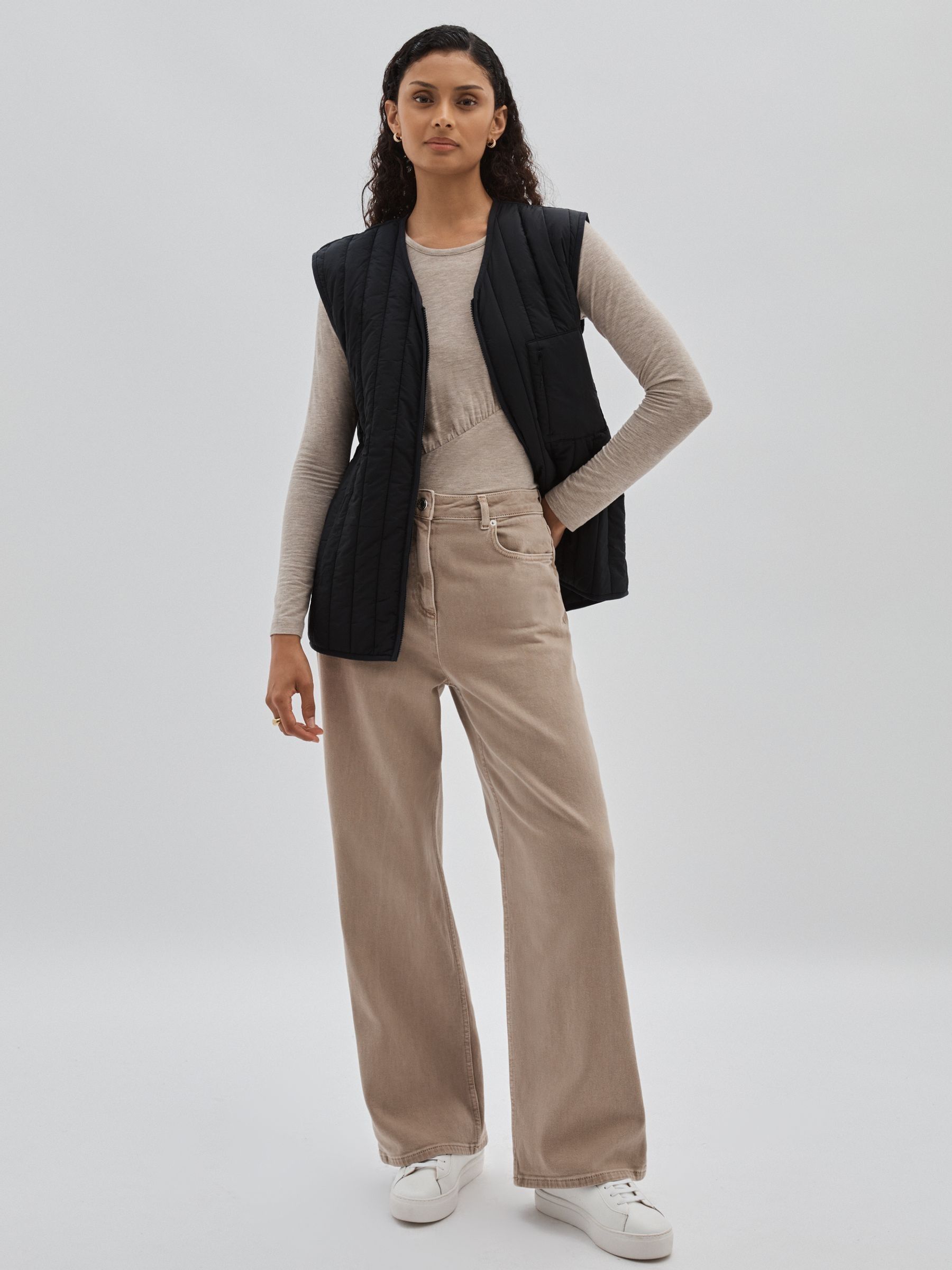 Rains Quilted-Shell Gilet in Navy - Image 3 of 6