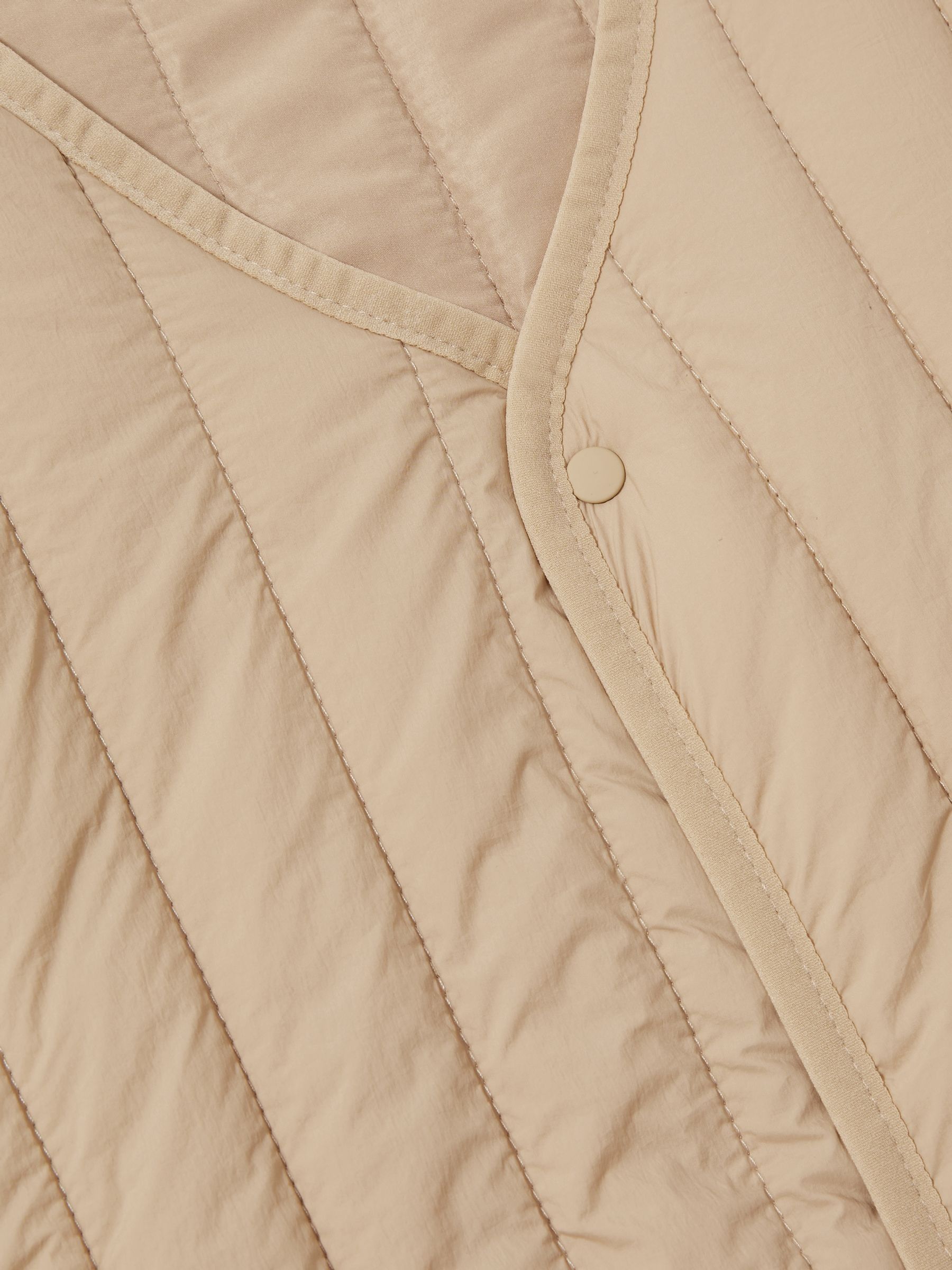 Rains Quilted Shell Gilet in Sand - Image 5 of 6