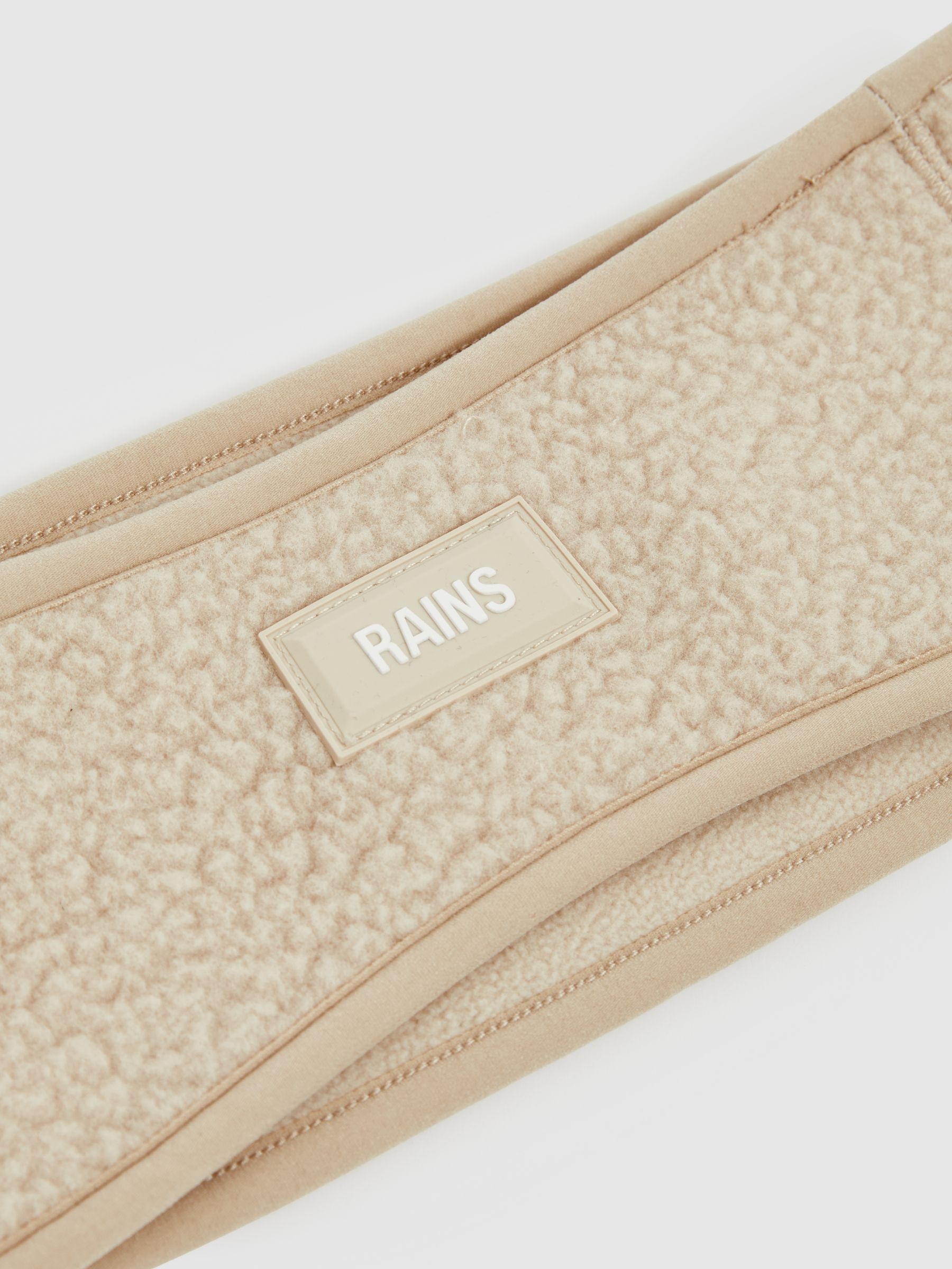 Rains Fleece Headband in Beige - Image 2 of 3 Rains Fleece Headband in Beige - Image 2 of 3