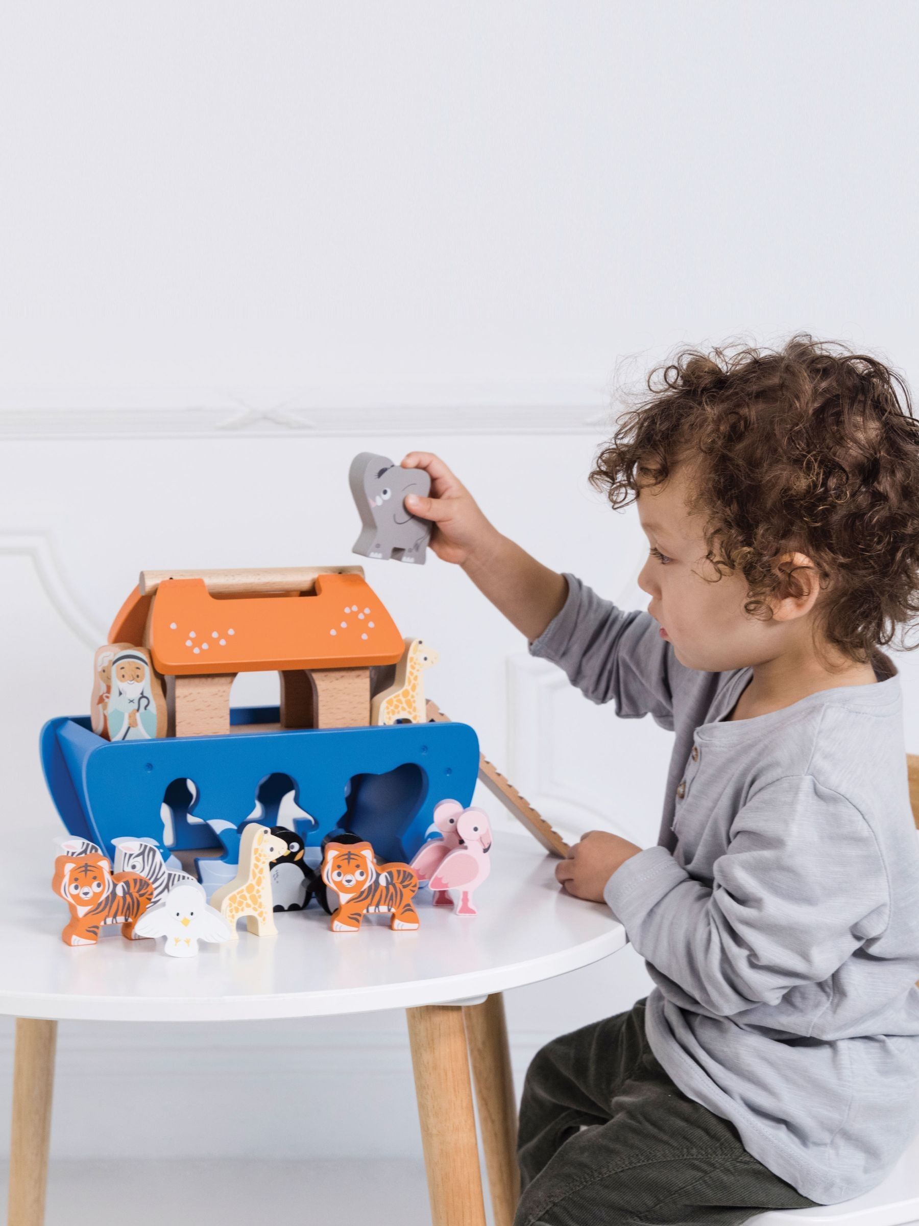 No Colour Noahs Arc Shape Sorter - Image 5 of 6