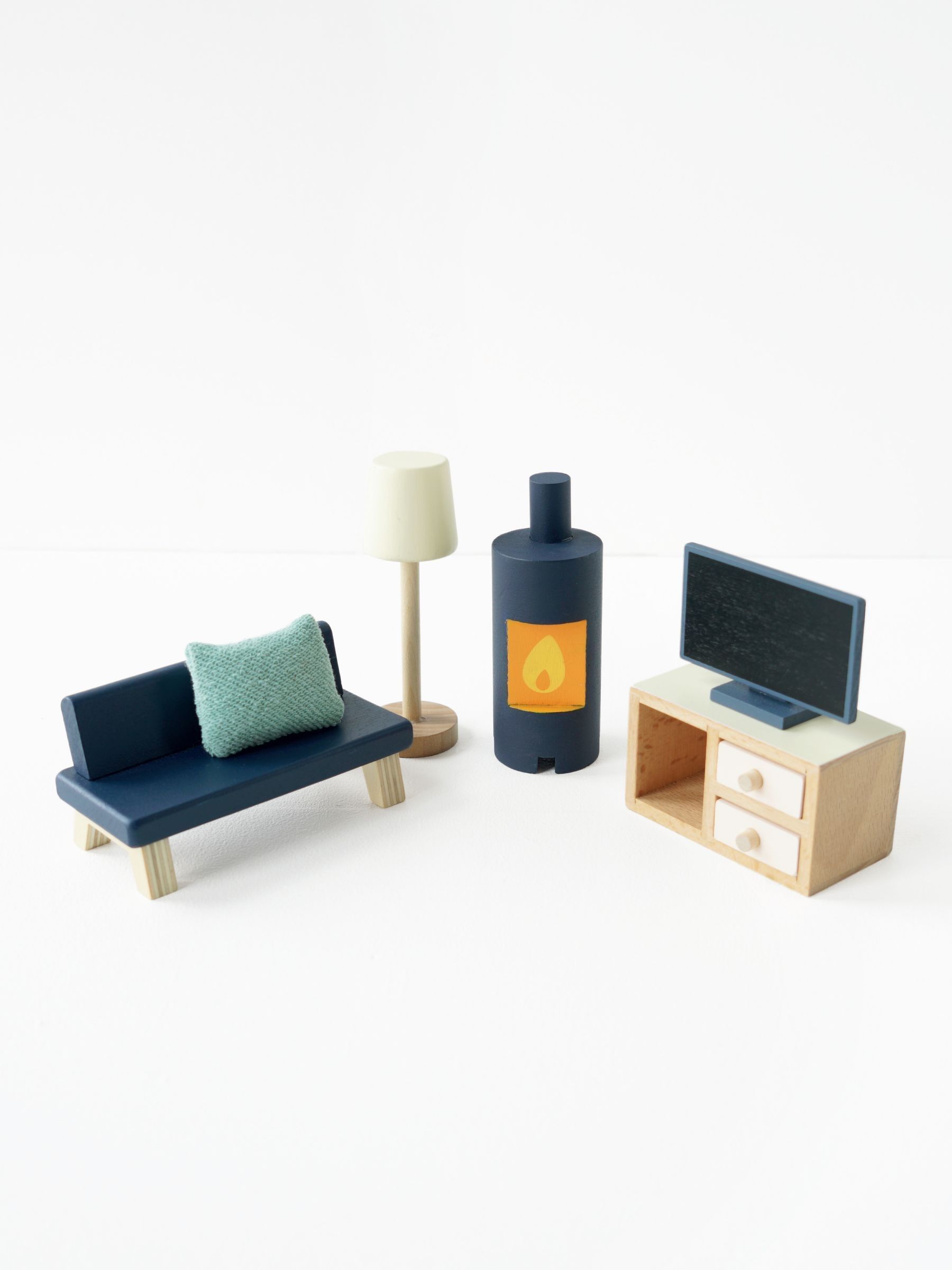 No Colour Complete Dolls House Furniture Set - Image 3 of 6