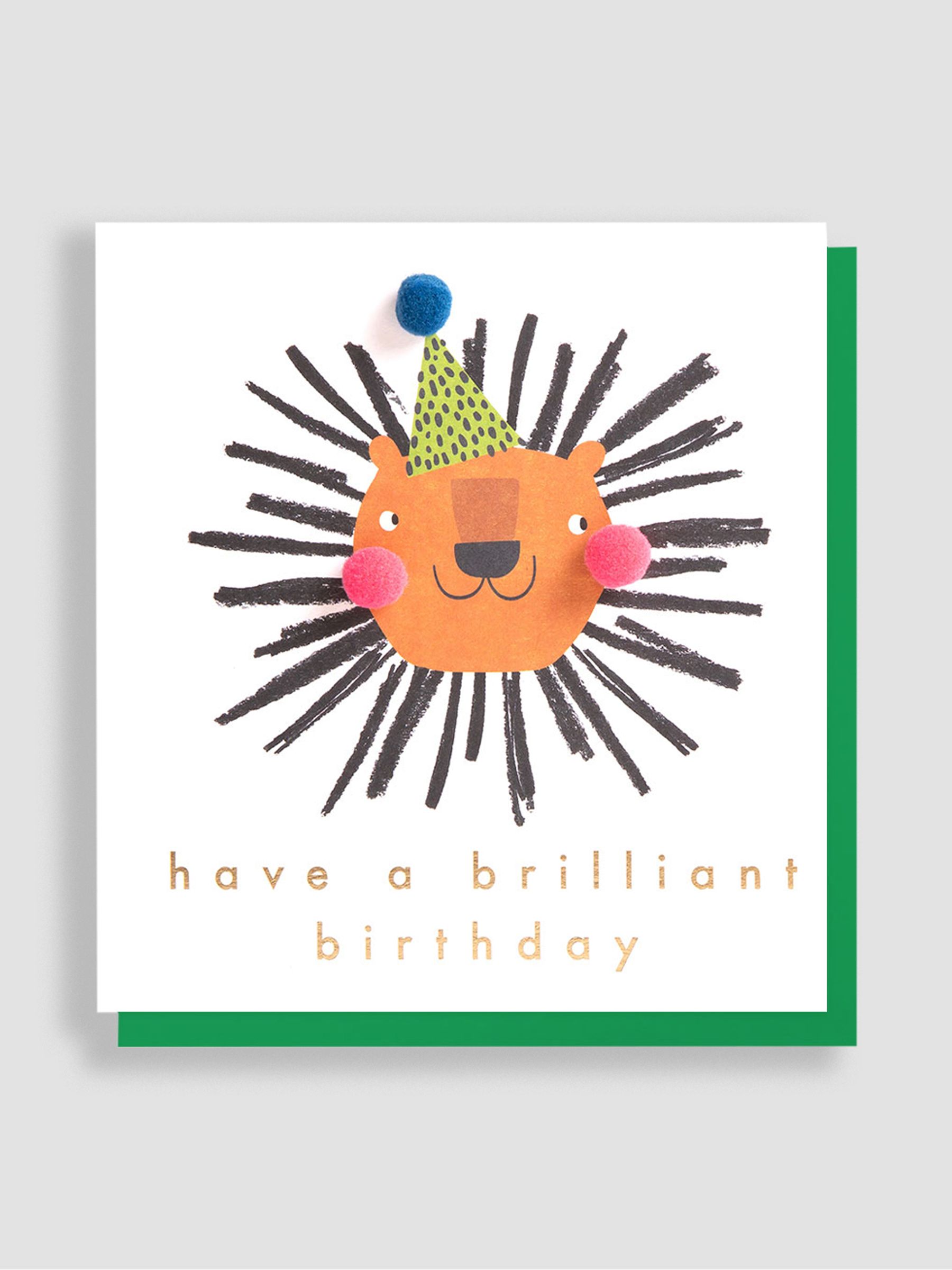 Caroline Gardner Lion Birthday Card - Image 1 of 1 Caroline Gardner Lion Birthday Card - Image 1 of 1