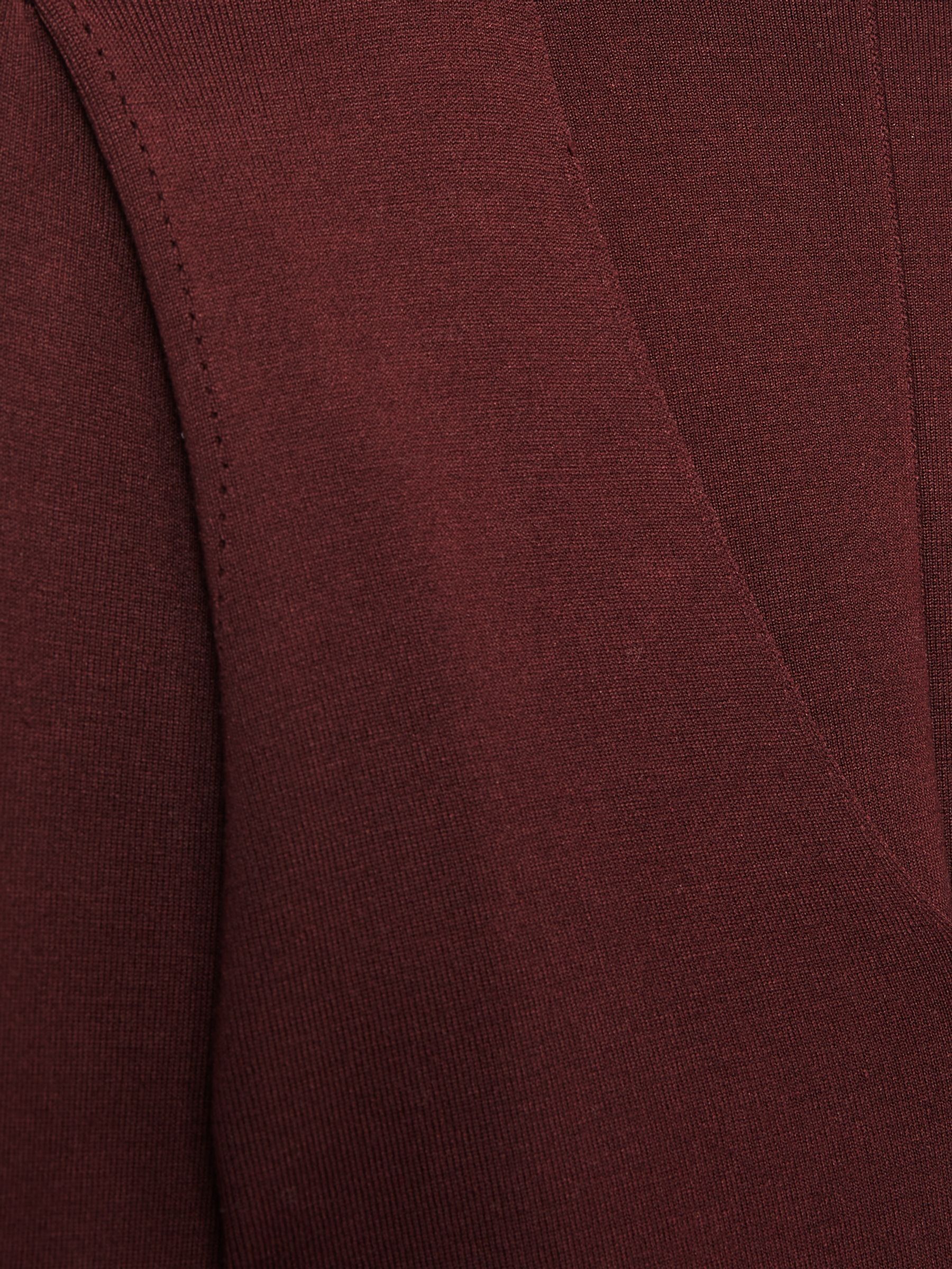 Atelier Knitted Silk-Blend Top in Oxblood - Image 8 of 8
